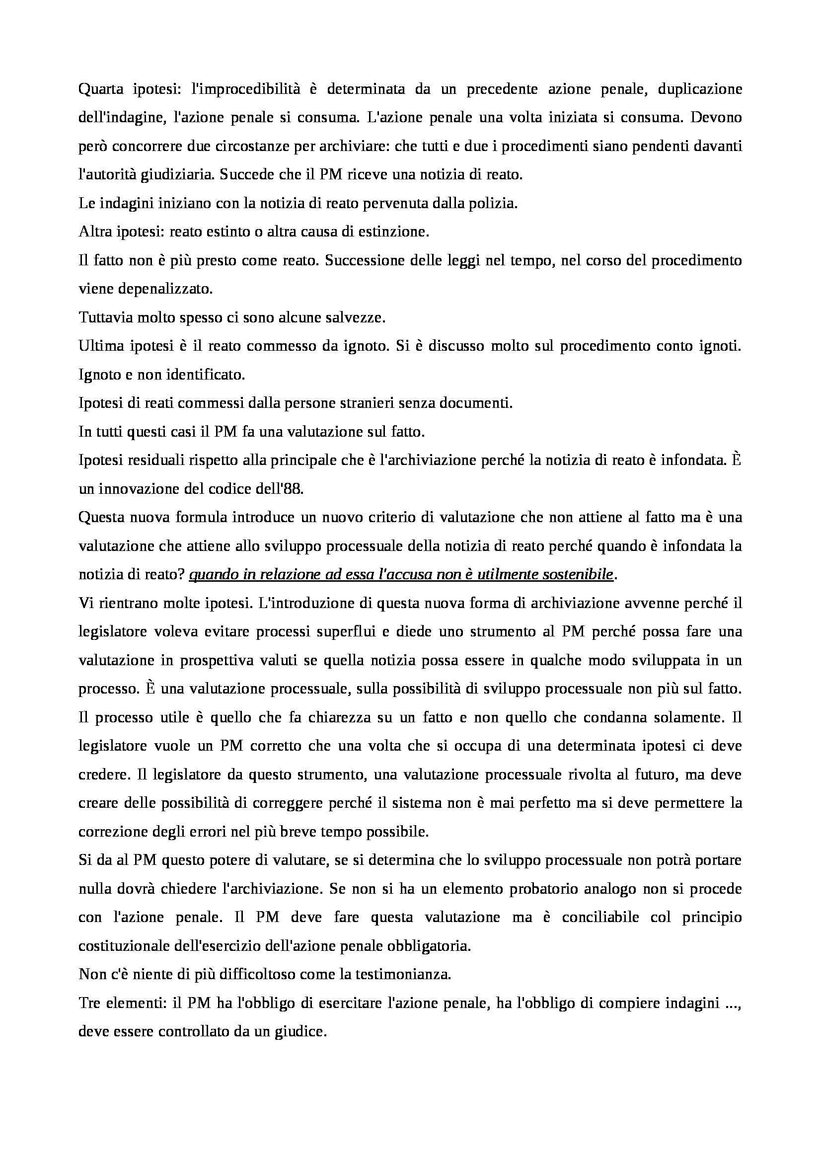 Procedura penale - opposizione all'archiviazione Pag. 2