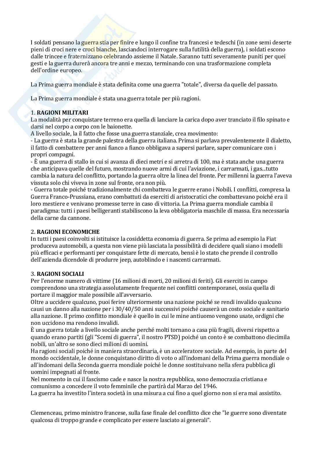 Storia contemporanea  Pag. 2