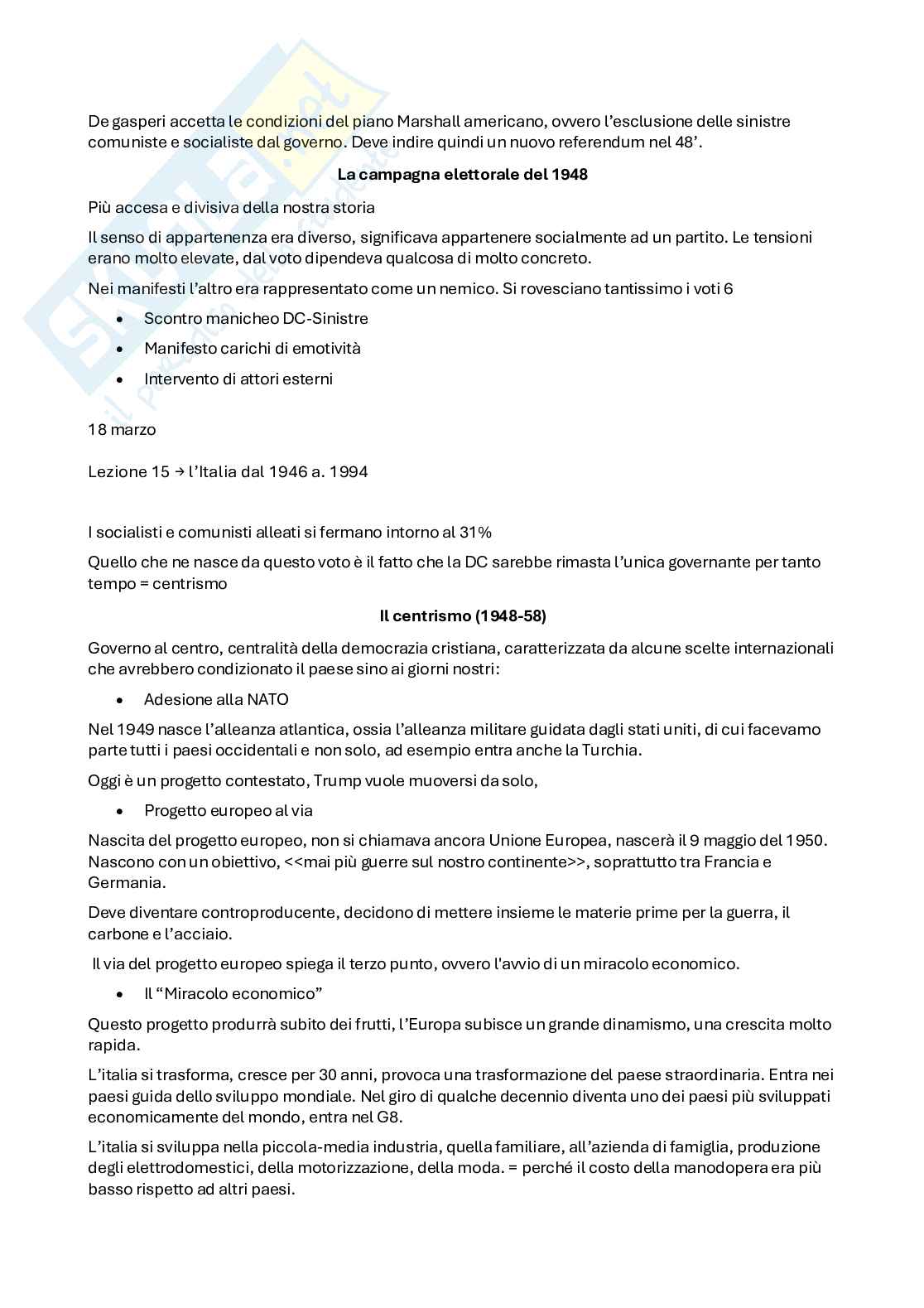 Storia contemporanea  Pag. 31