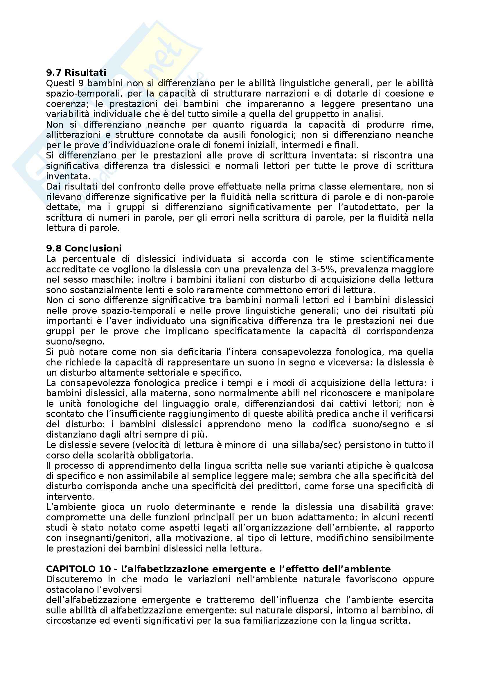 Riassunto esame Psicologia dell'Educazione, prof. Pinto, libro consigliato Il Suono, il Segno e il Significato di Pinto Pag. 36