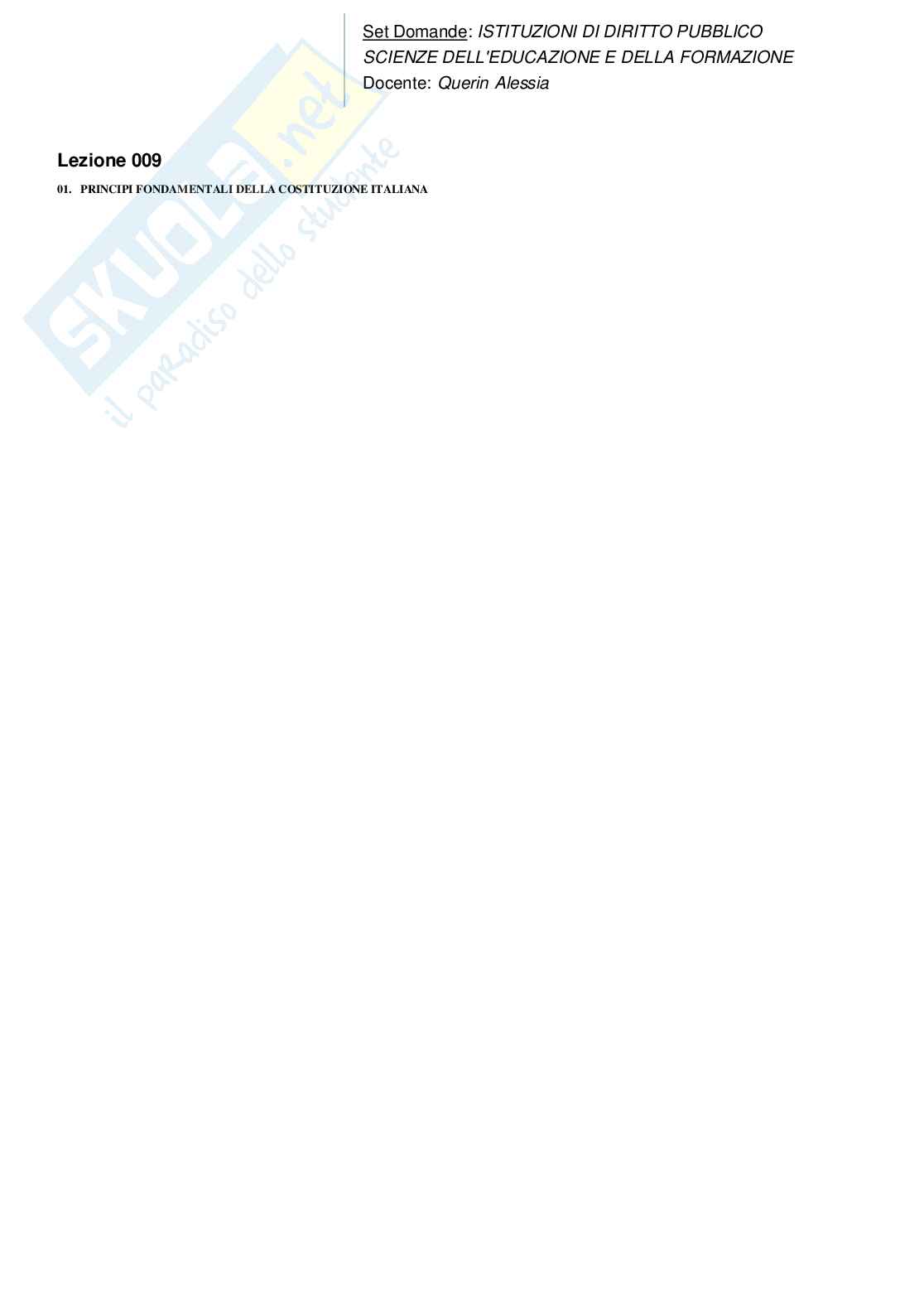 Risposte domande chiuse Istituzioni di diritto pubblico aggiornate 2026 Pag. 11