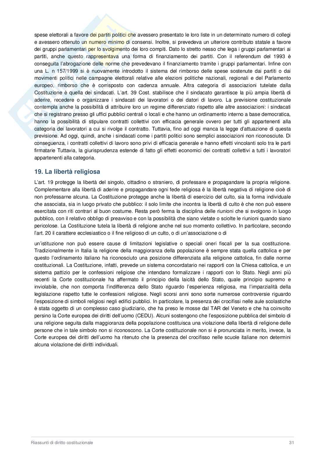  Appunti Diritto costituzionale  Pag. 31