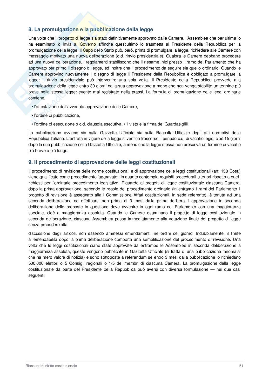  Appunti Diritto costituzionale  Pag. 51