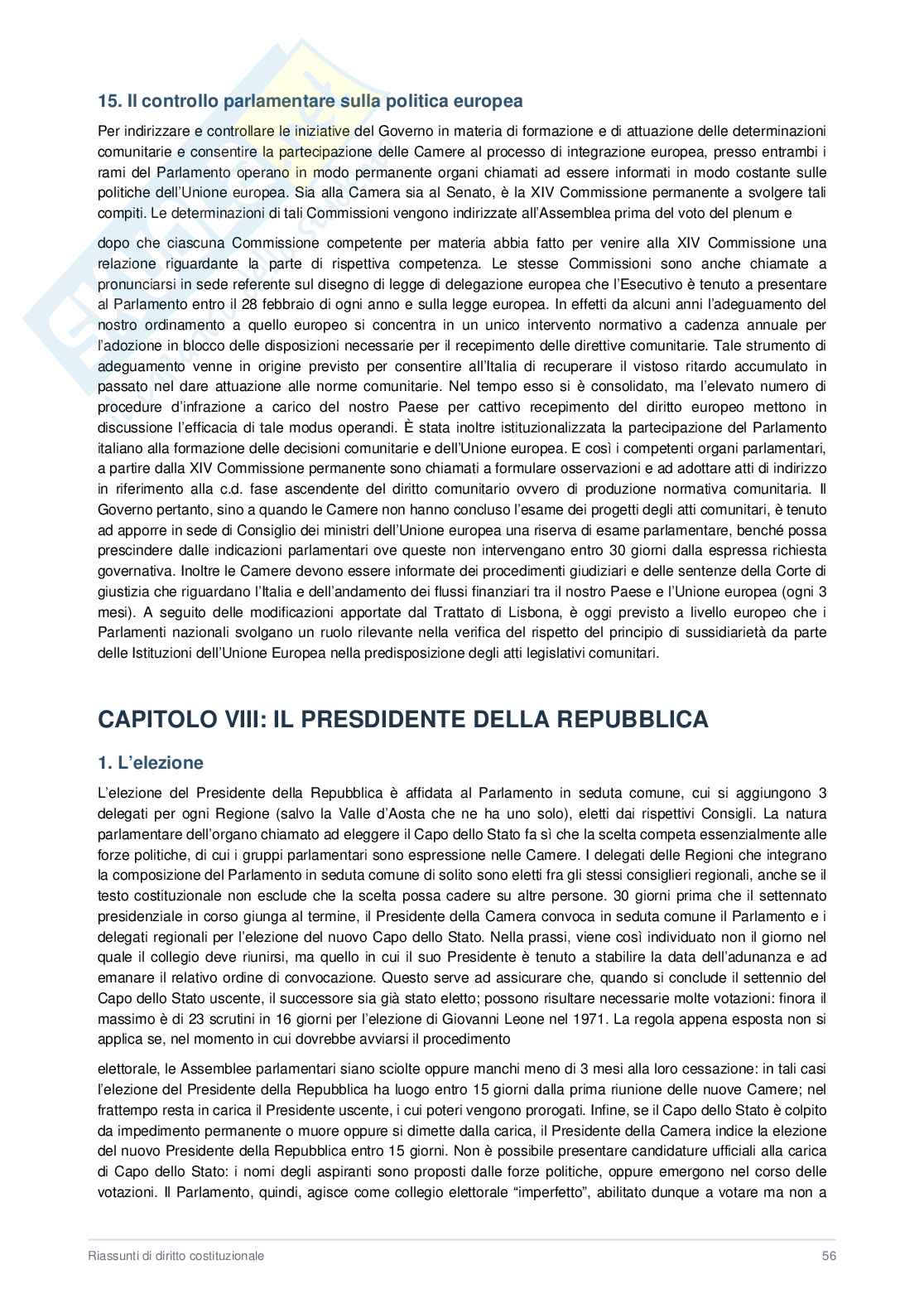  Appunti Diritto costituzionale  Pag. 56