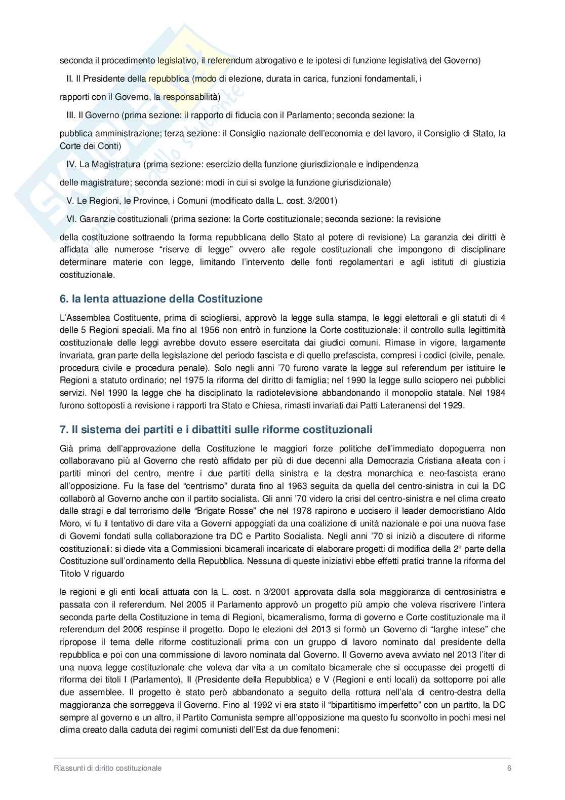  Appunti Diritto costituzionale  Pag. 6