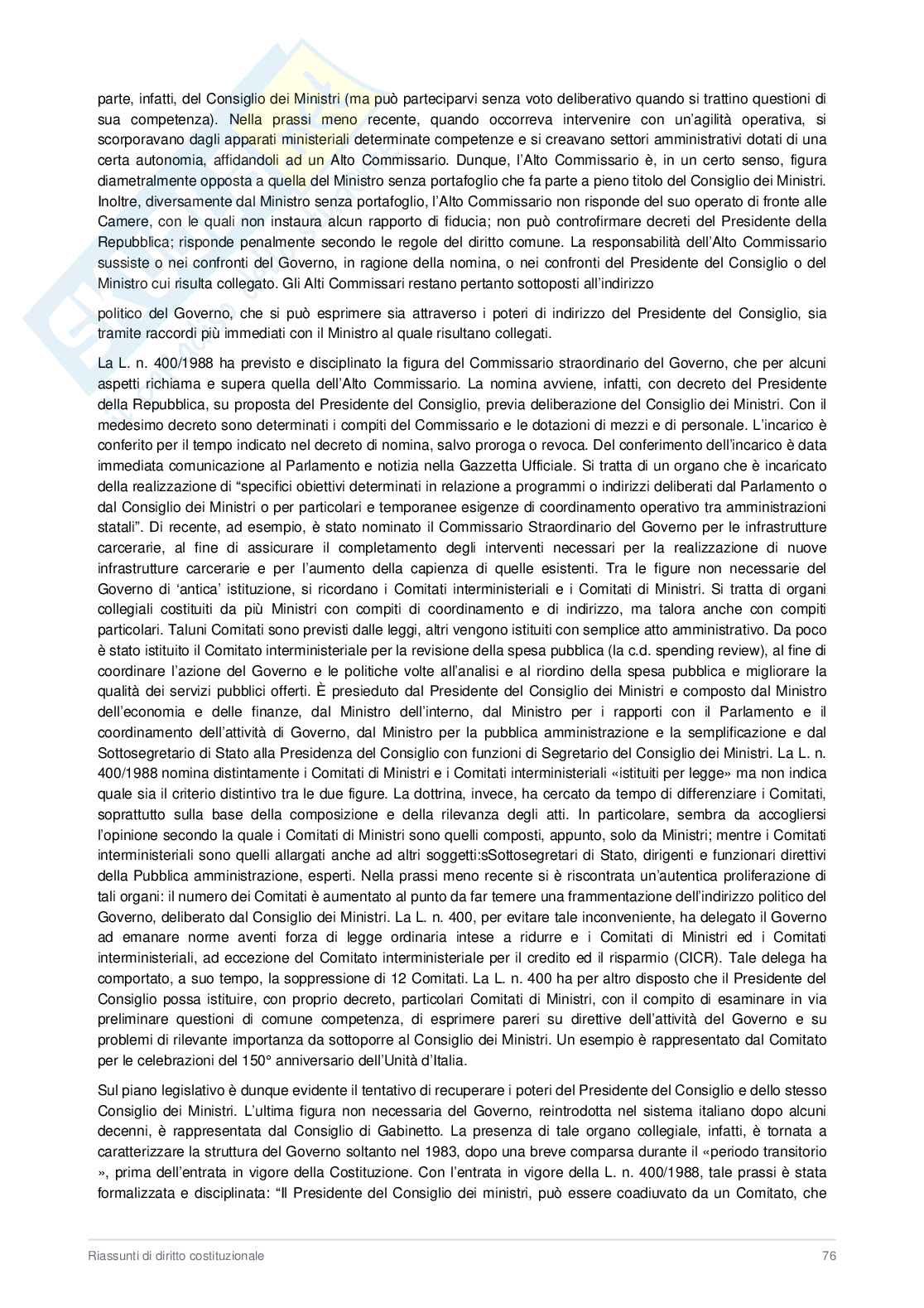 Appunti Diritto costituzionale  Pag. 76