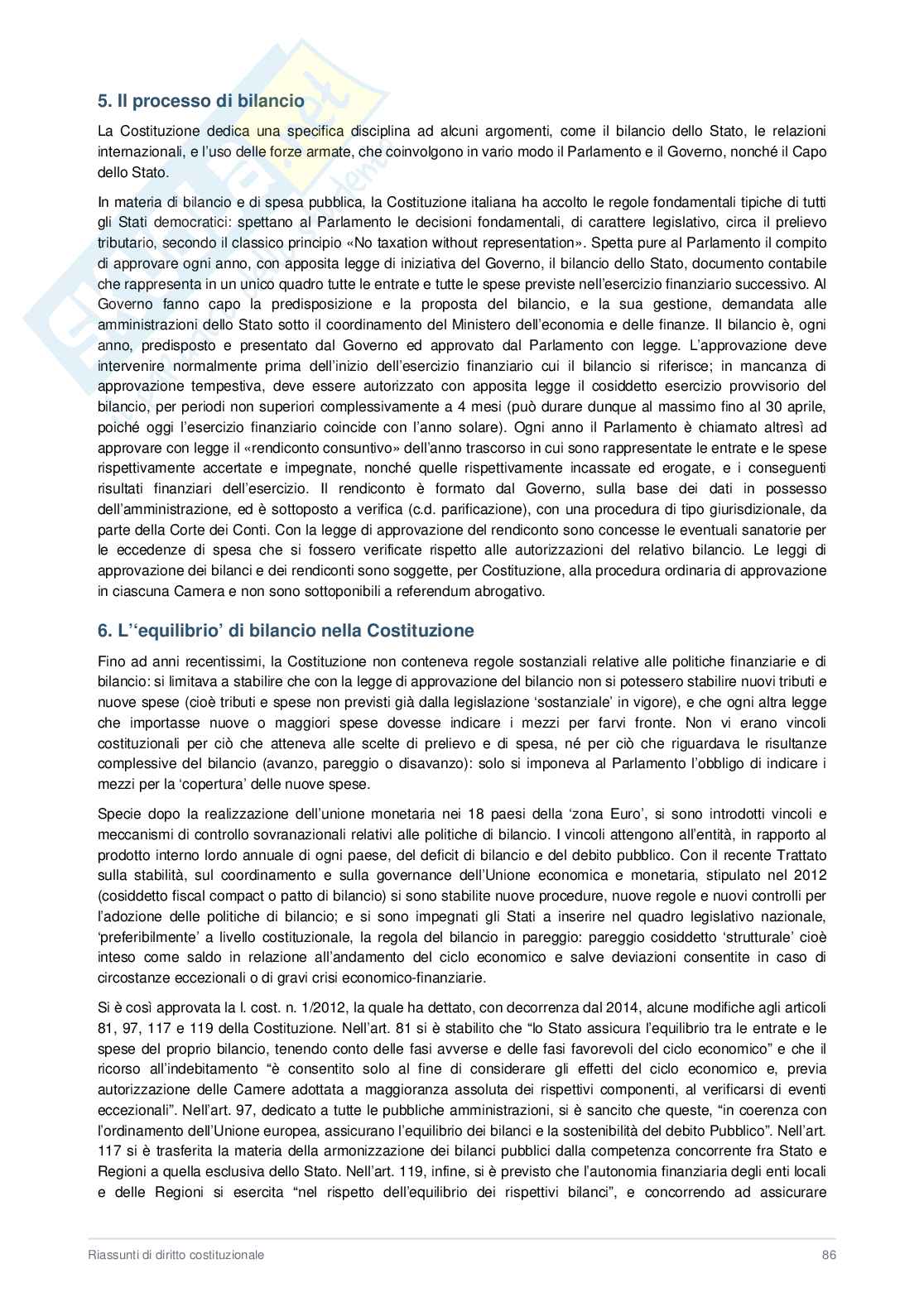  Appunti Diritto costituzionale  Pag. 86