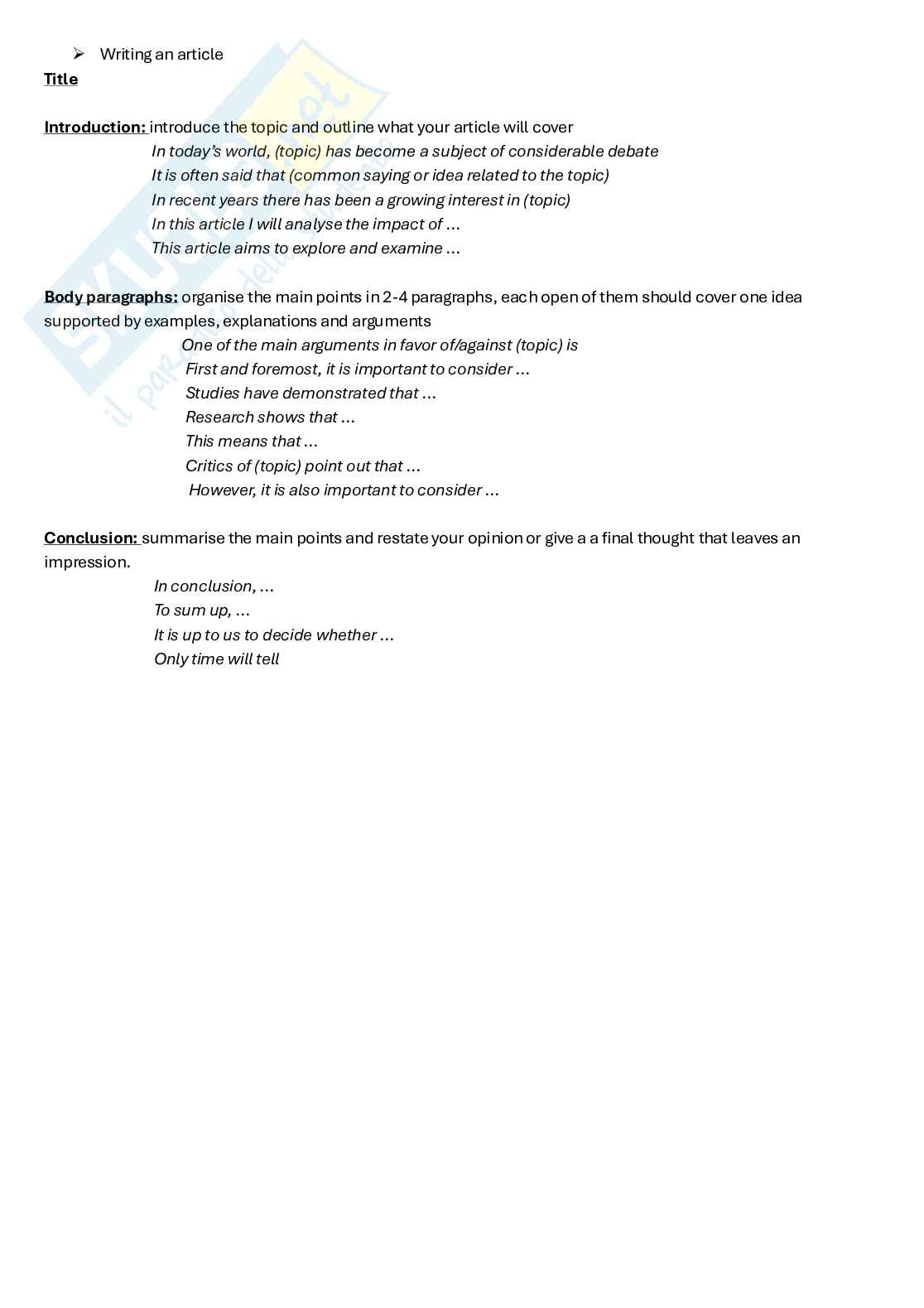 Test scritto Inglese C1 Pag. 2