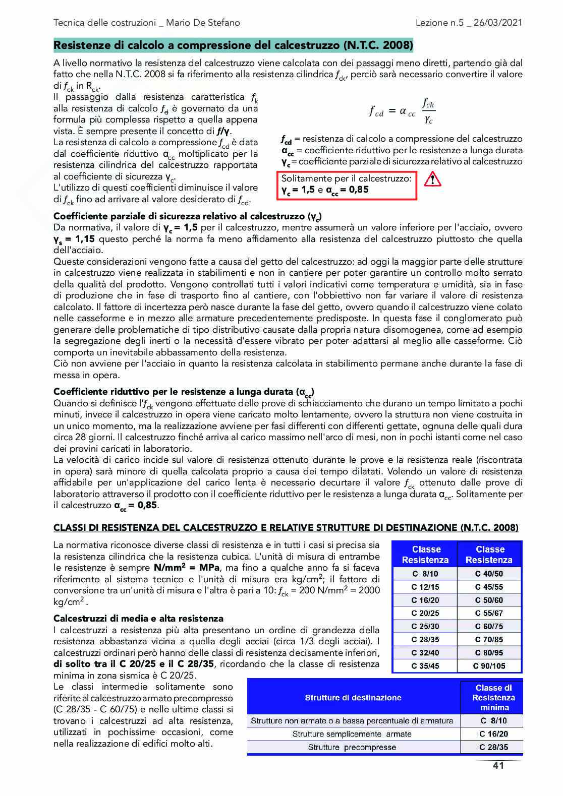 Appunti Tecnica delle costruzioni con laboratorio progettuale Pag. 41
