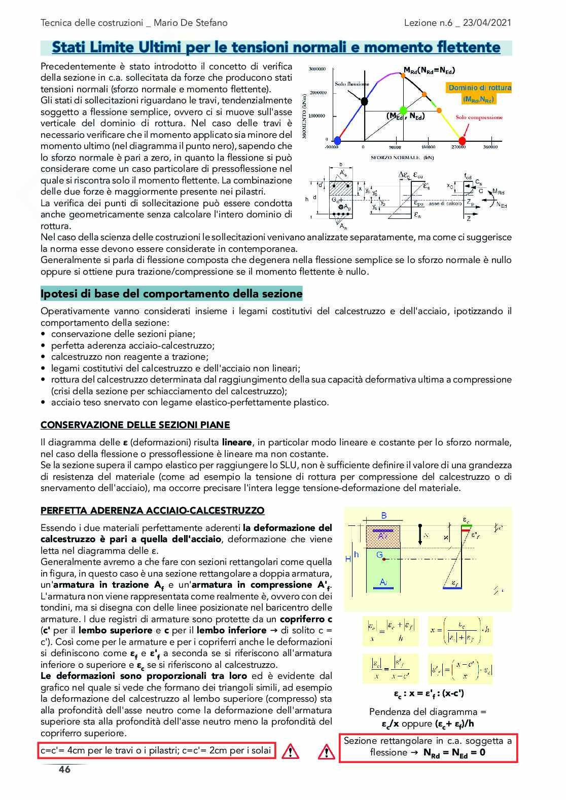 Appunti Tecnica delle costruzioni con laboratorio progettuale Pag. 46