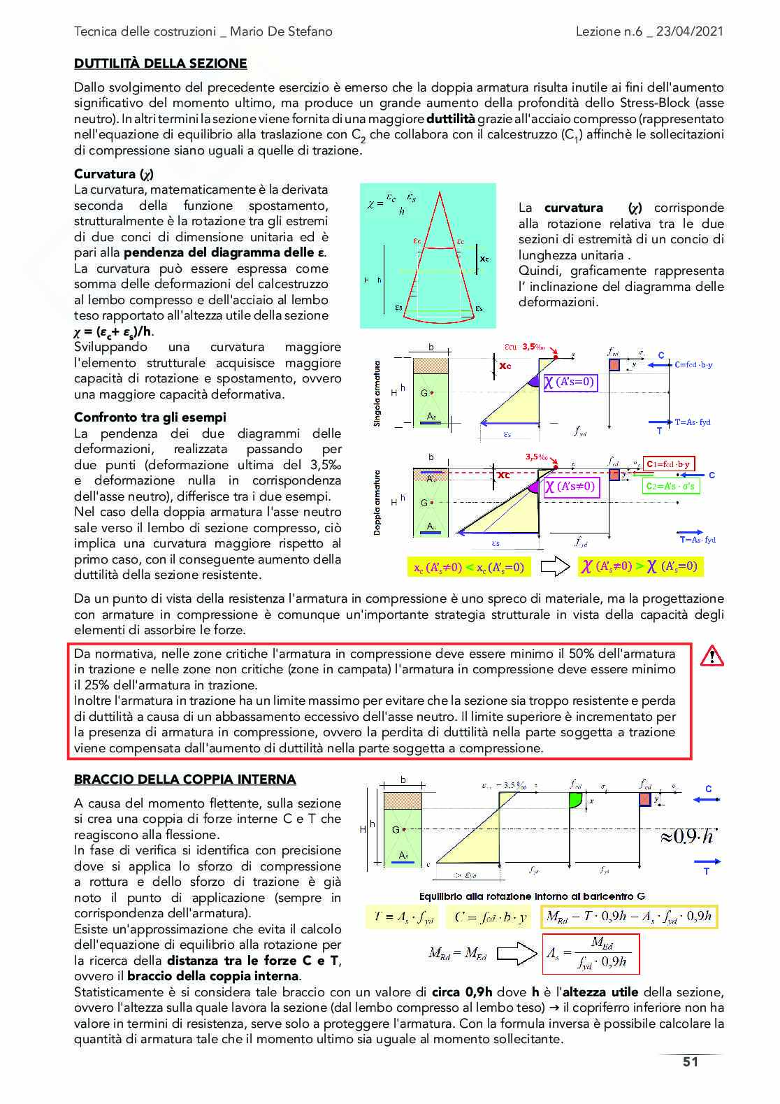 Appunti Tecnica delle costruzioni con laboratorio progettuale Pag. 51