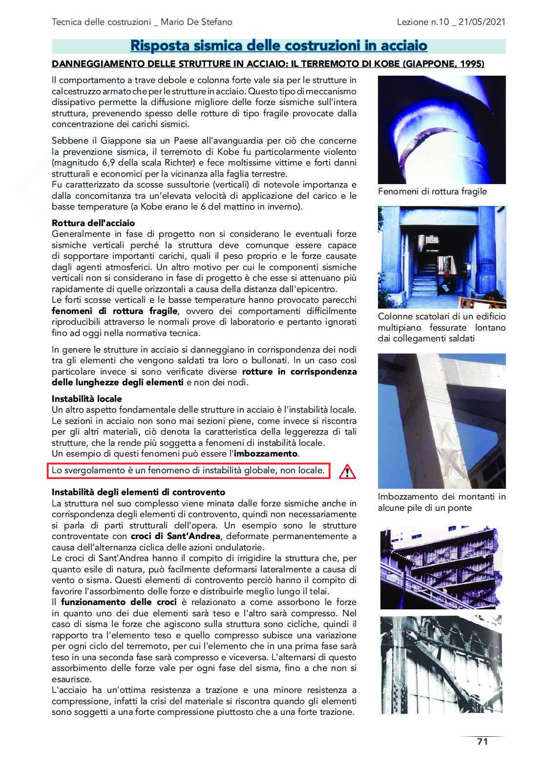 Appunti Tecnica delle costruzioni con laboratorio progettuale Pag. 71