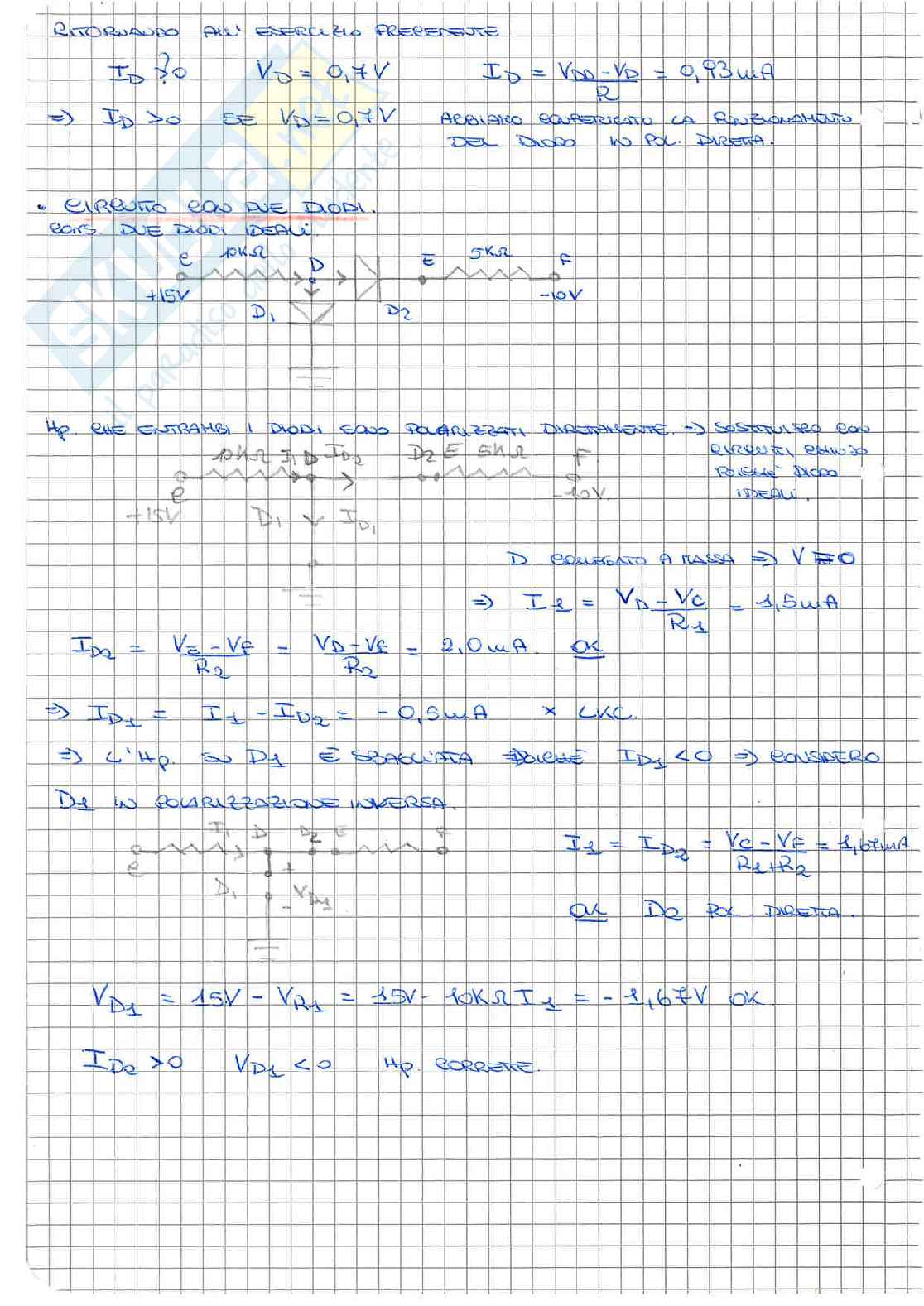 Appunti di Elettronica generale - Parte VII Pag. 2