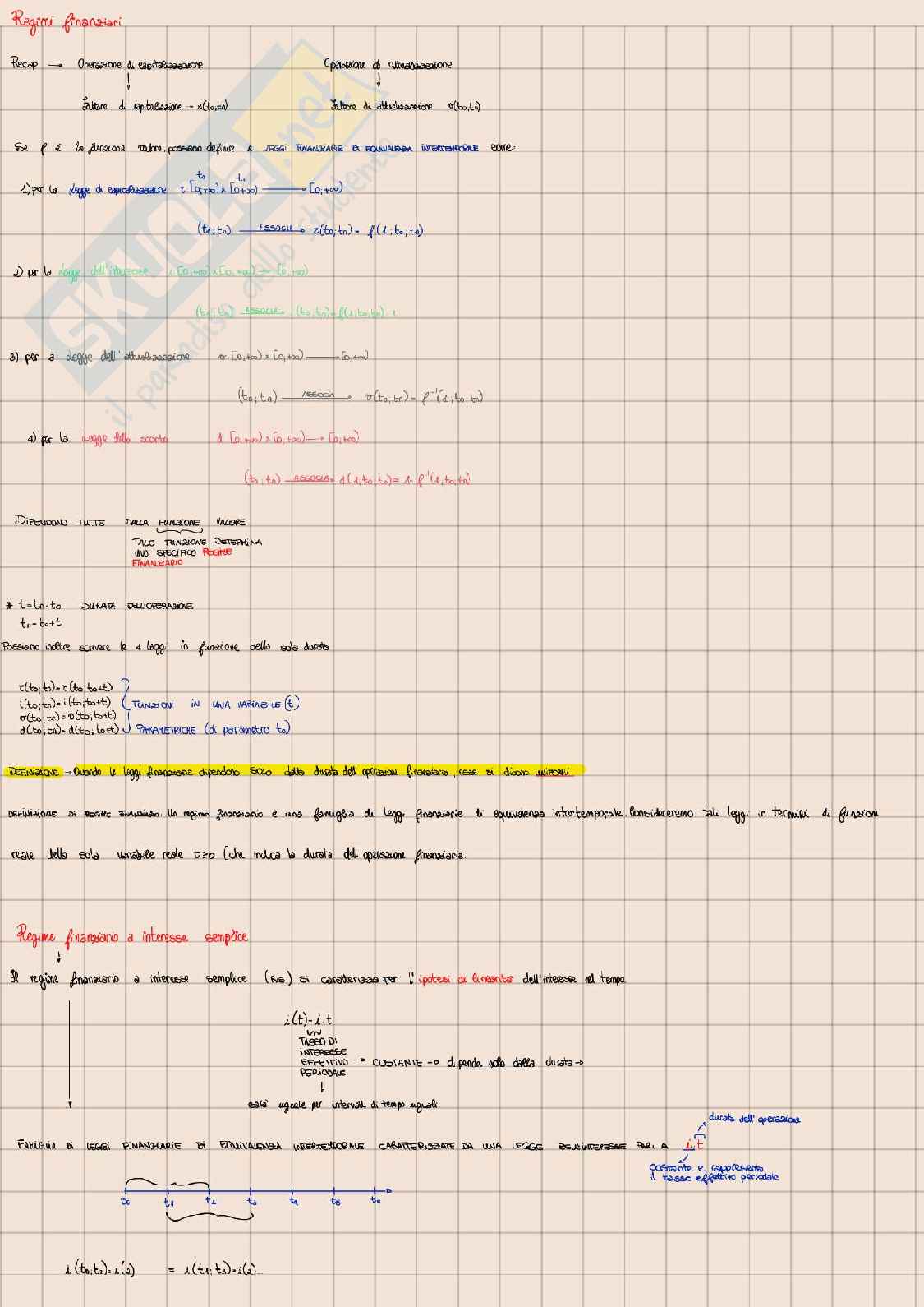 Appunti Matematica finanziaria  Pag. 11