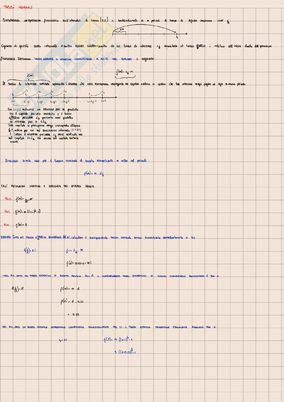 Appunti Matematica finanziaria  Pag. 16