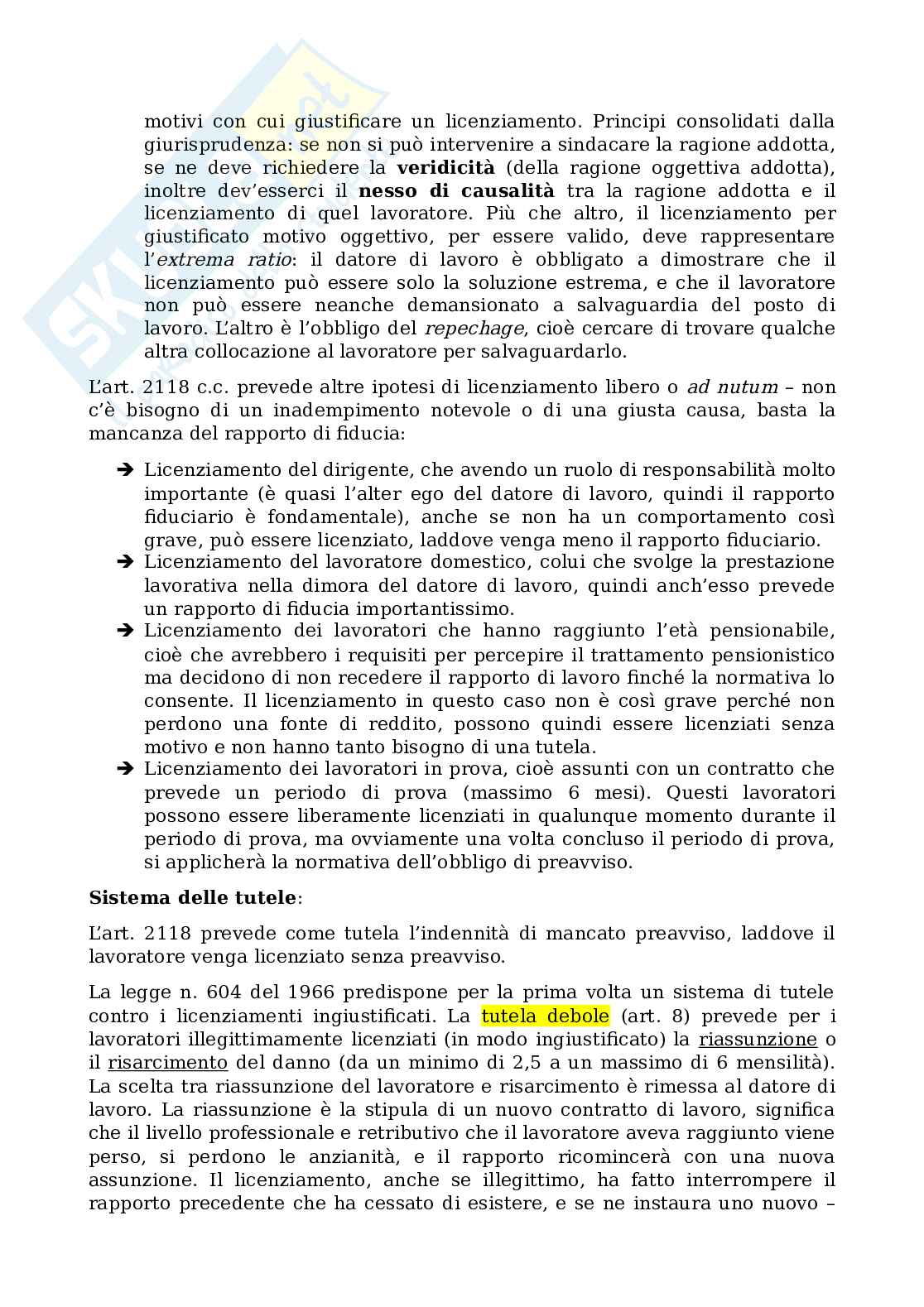 Appunti lezione di Diritto del lavoro Pag. 31