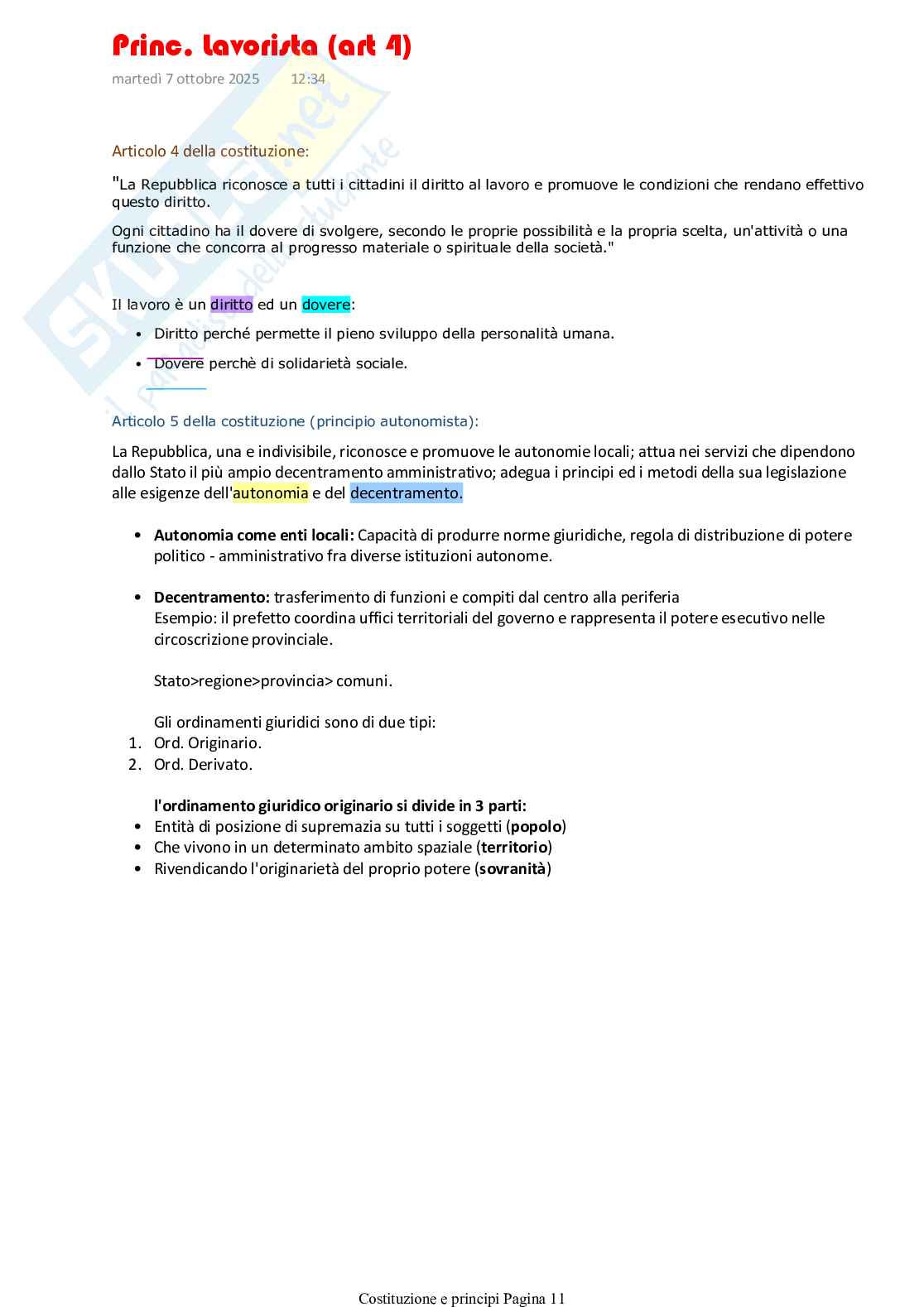 Appunti Diritto pubblico Pag. 11