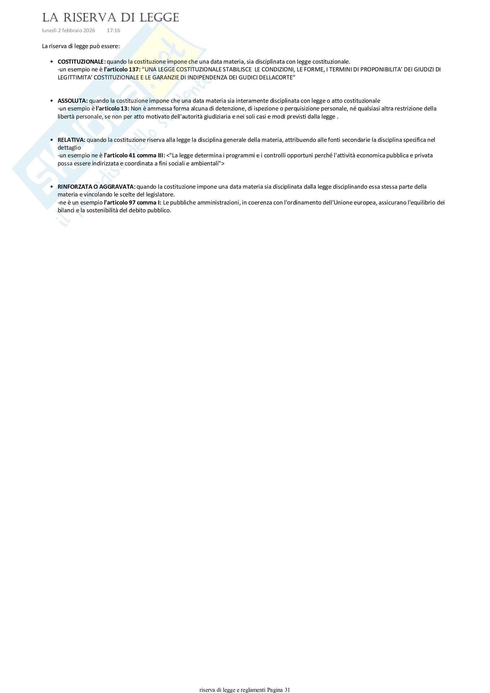 Appunti Diritto pubblico Pag. 31