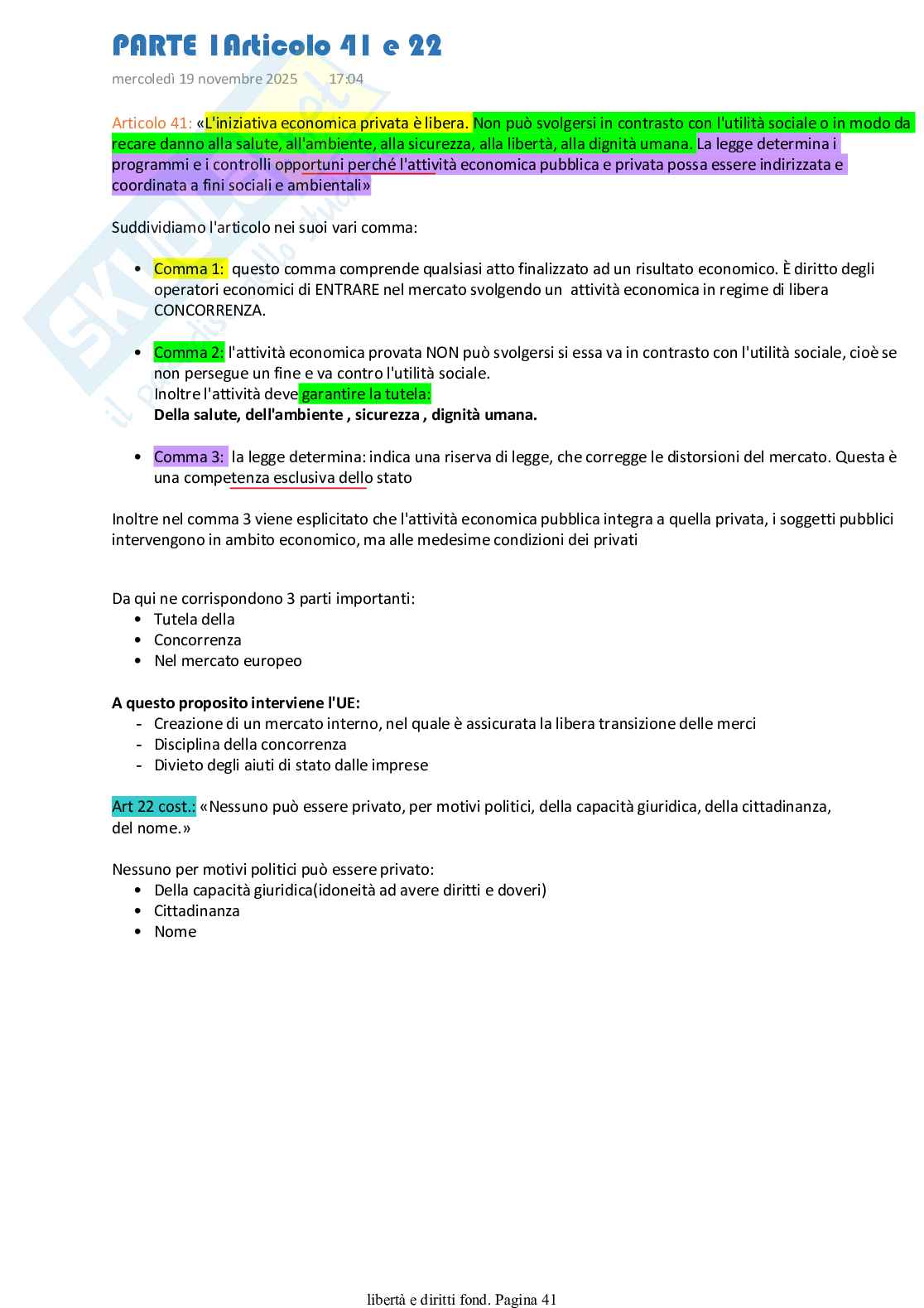 Appunti Diritto pubblico Pag. 41
