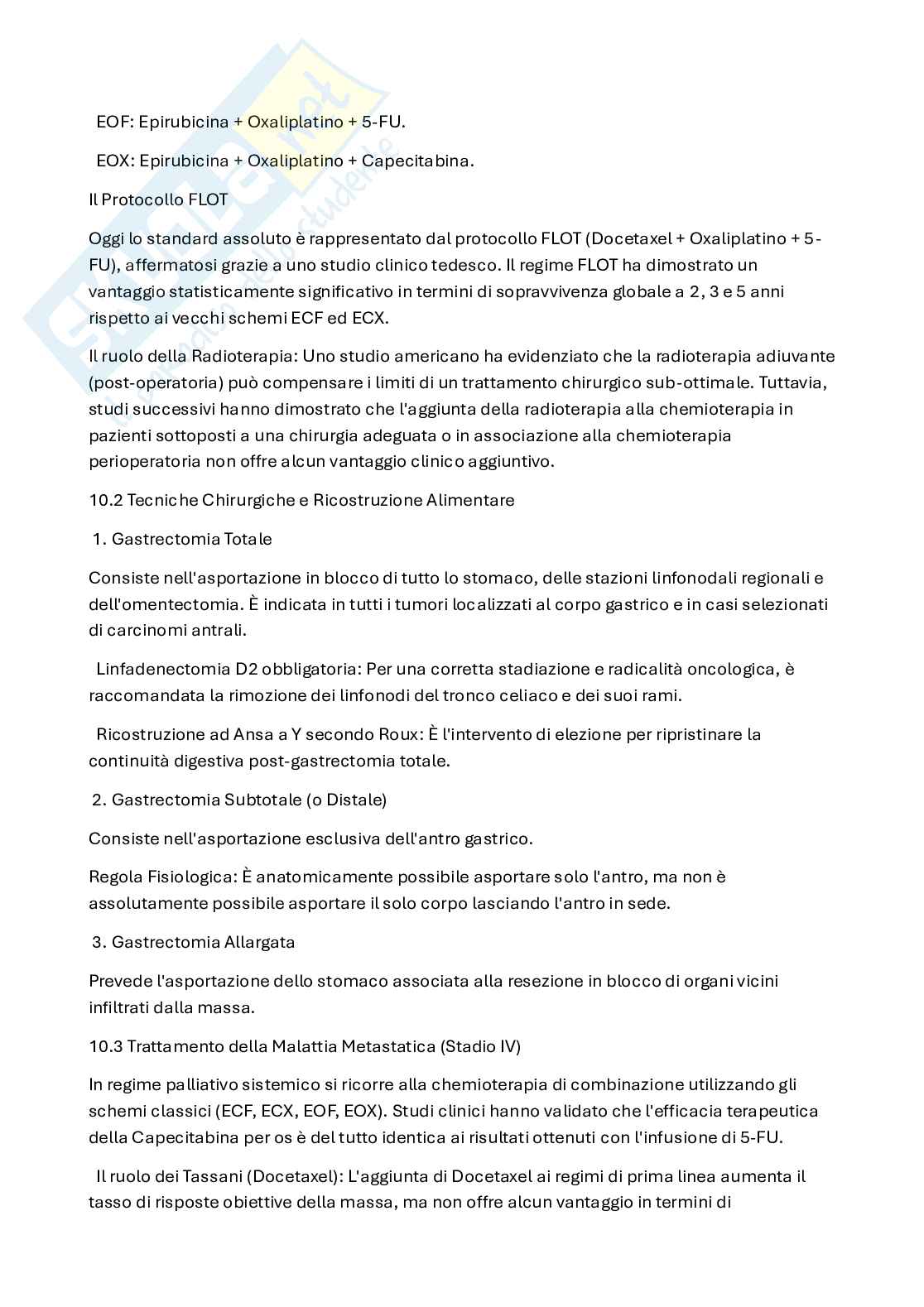 Carcinoma dello stomaco Pag. 6