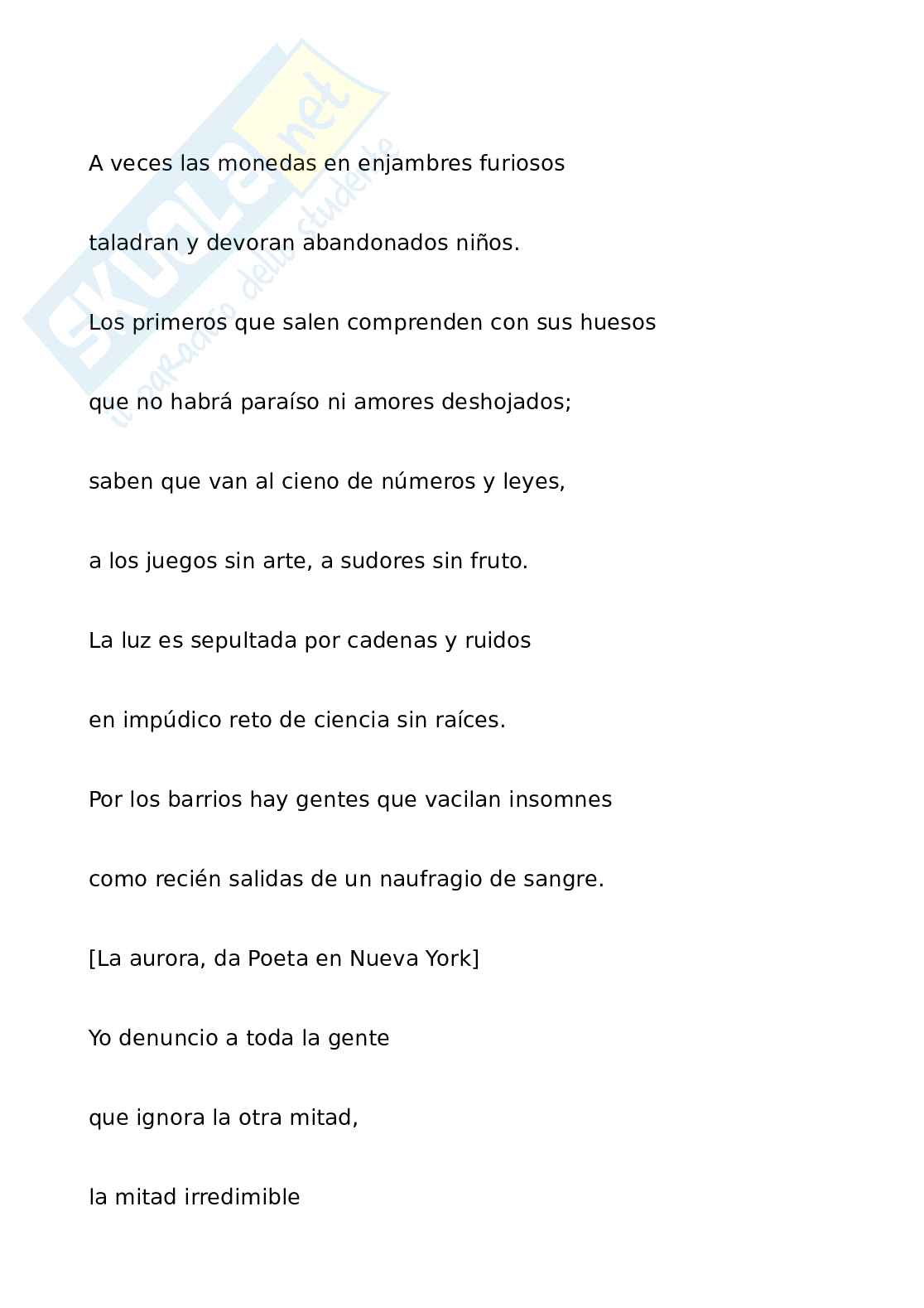 Letteratura teatrale spagnola con focus su Federico Garcia Lorca Pag. 6