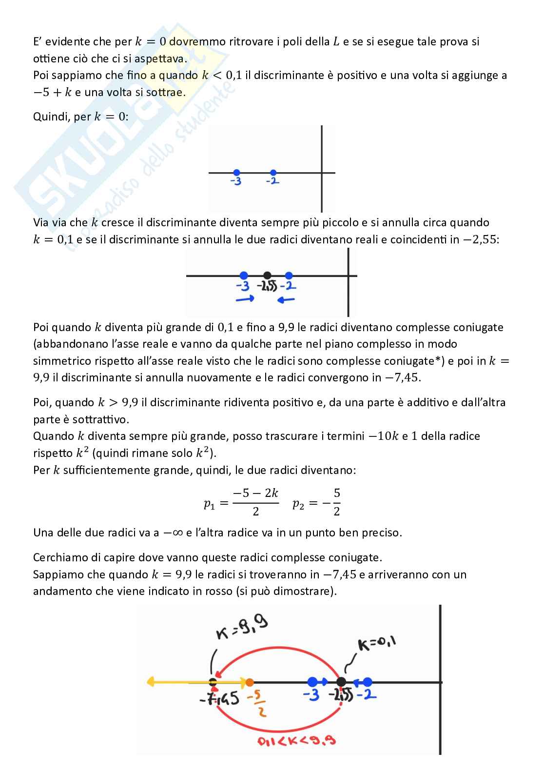 Controlli automatici, parte 8 - Luogo delle radici di un sistema di controllo Pag. 6