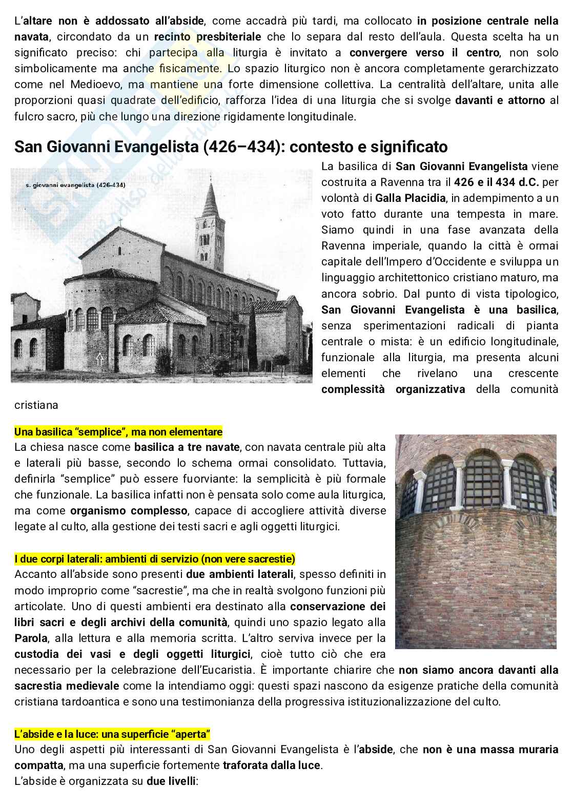 Architettura paleocrisiana, ariana e paleobizantina a Ravenna e Costantinopoli Pag. 2