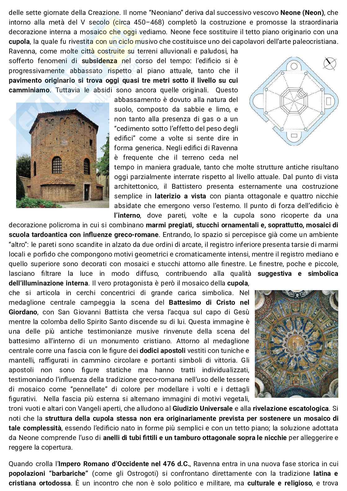 Architettura paleocrisiana, ariana e paleobizantina a Ravenna e Costantinopoli Pag. 6
