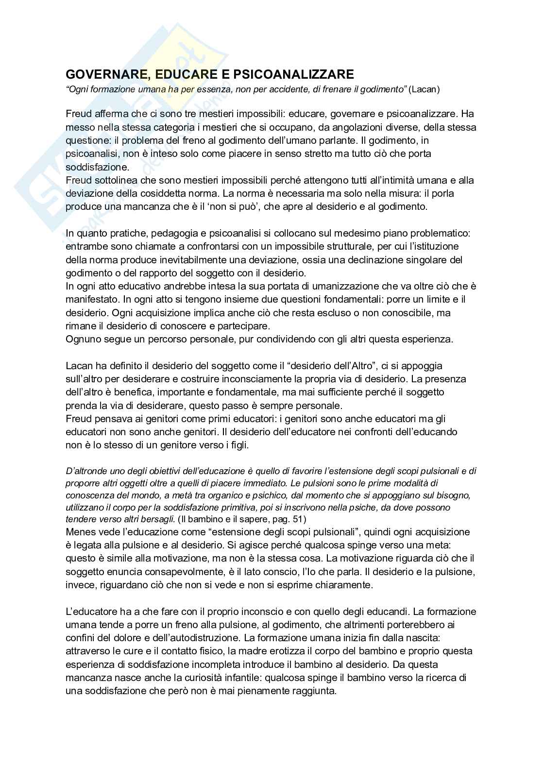 Appunti finali Psicologia dello sviluppo Pag. 2