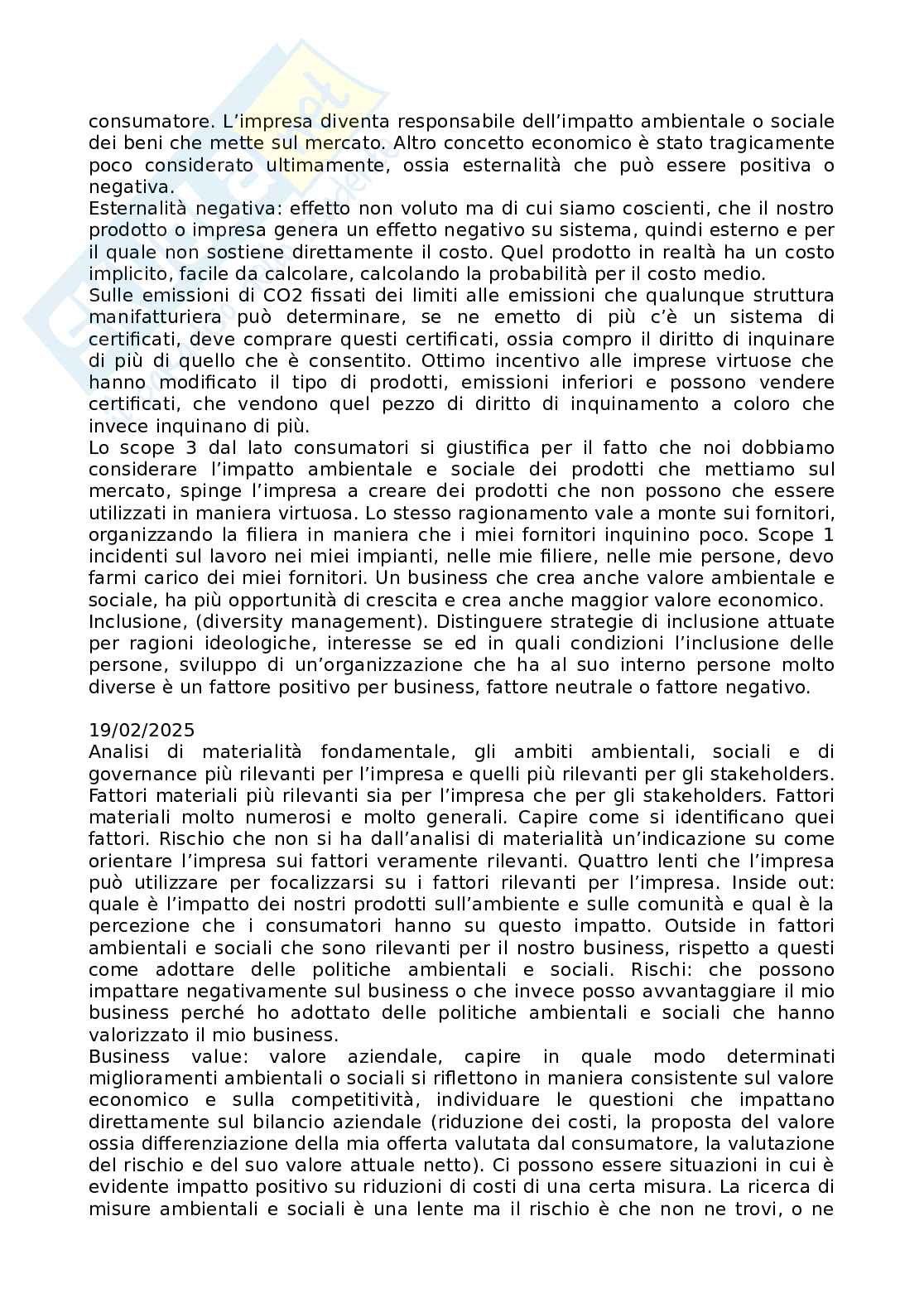 Appunti di Economia e gestione delle imprese Pag. 6