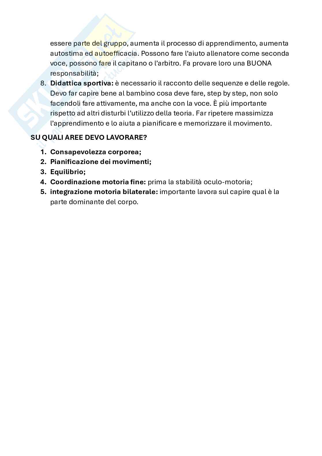 Appunti discorsivi e schematici di psicologia dello sviluppo Pag. 31