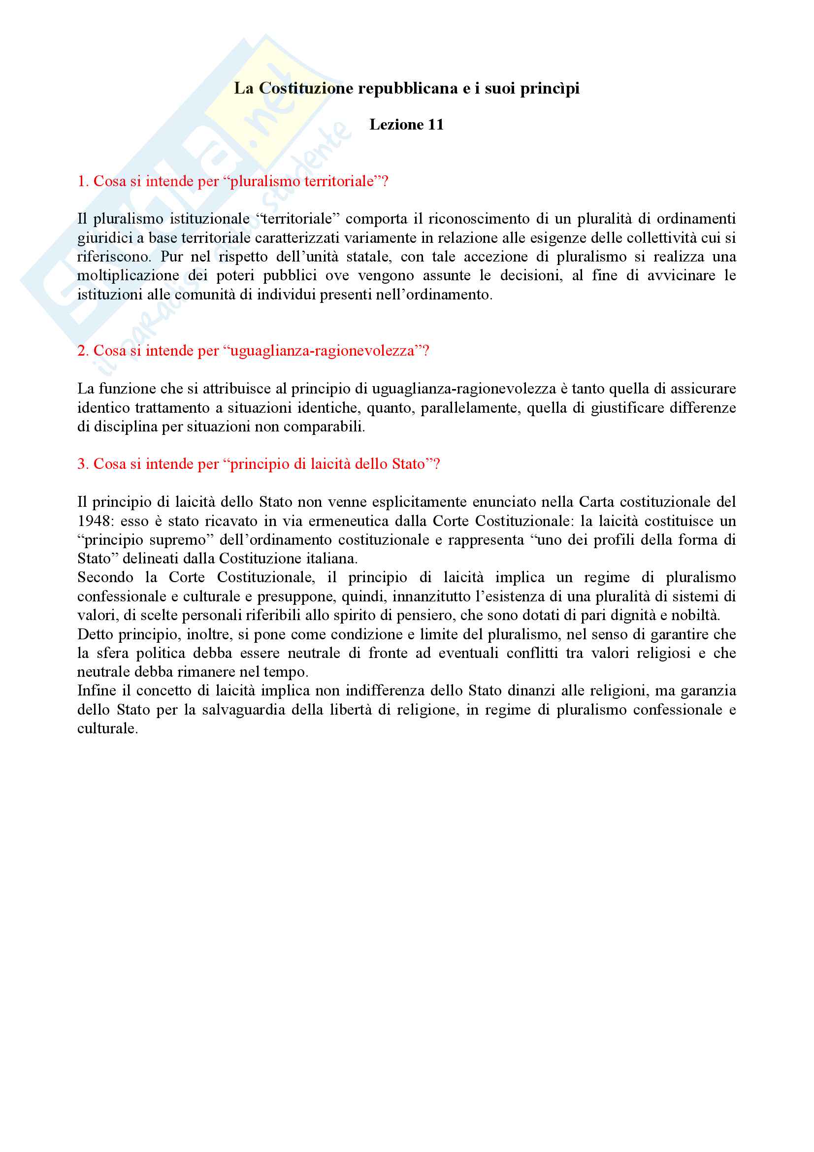 Appunti di tutte le lezioni di diritto pubblico Pag. 11