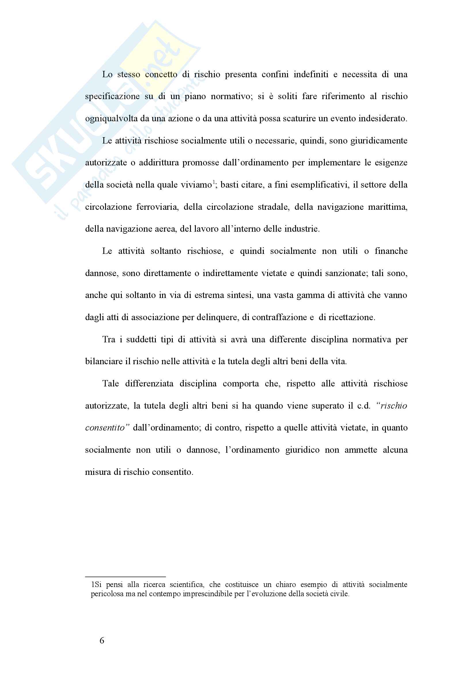 Imputazione soggettiva e rischio penale d'impresa Pag. 6
