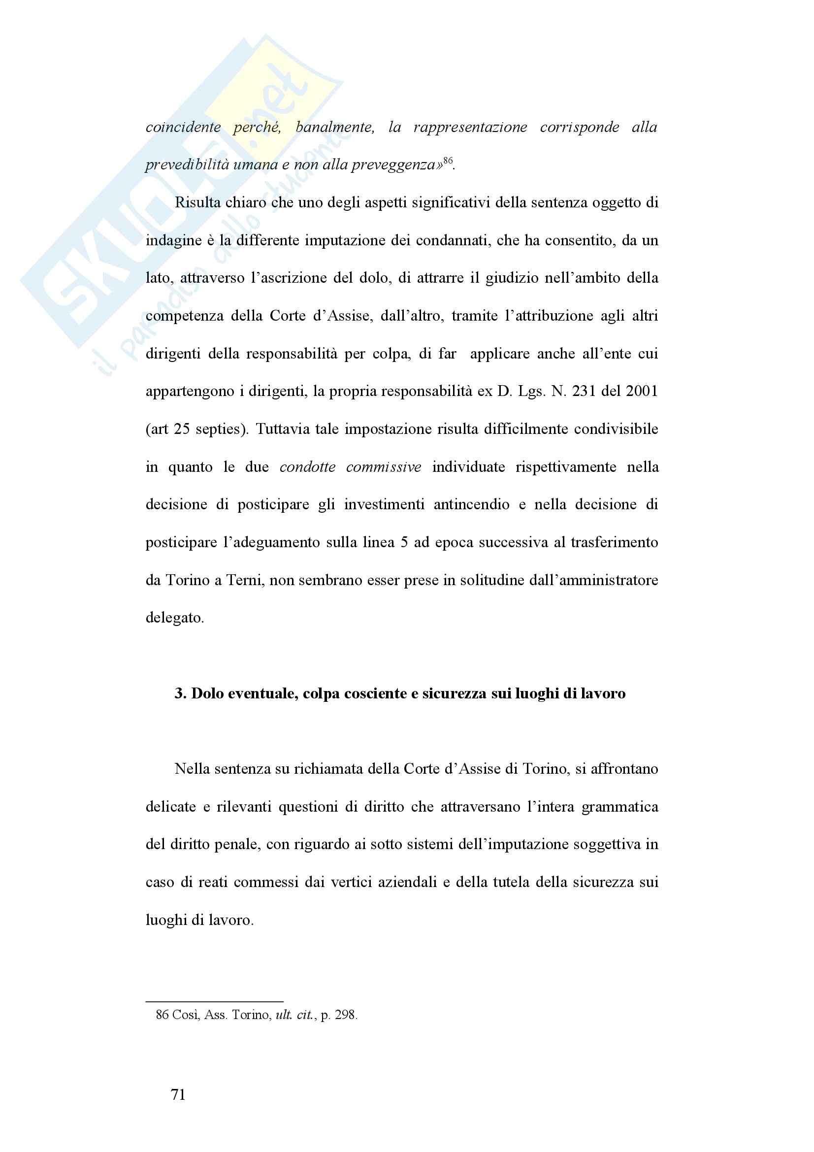 Imputazione soggettiva e rischio penale d'impresa Pag. 71