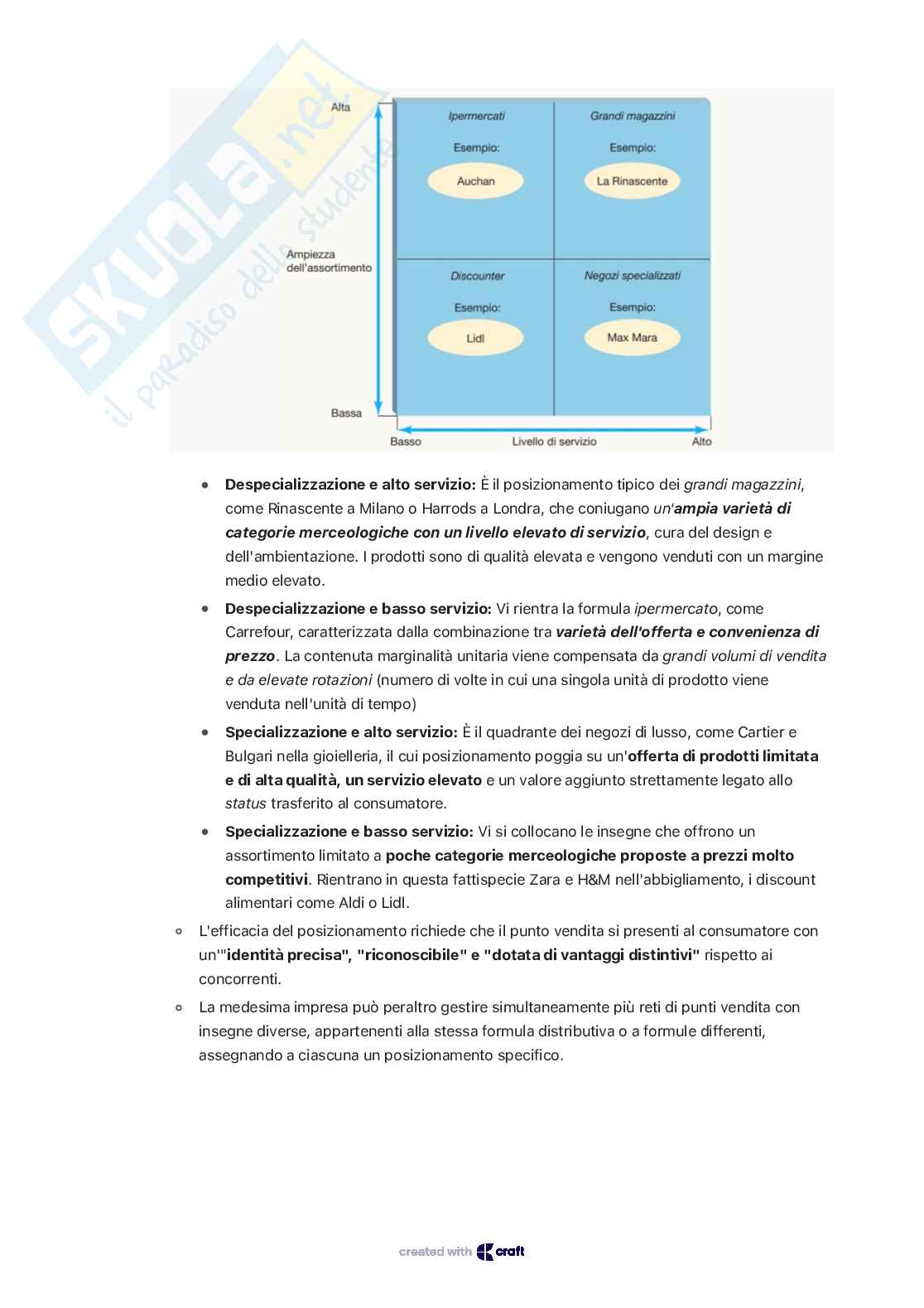 Appunti sulla distribuzione al dettaglio Pag. 11