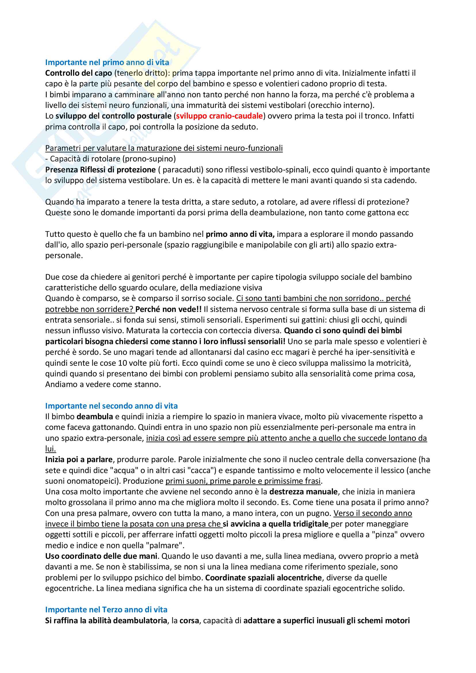 Appunti Neuropsichiatria Pag. 1