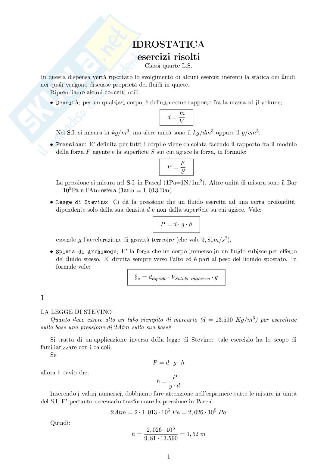 Esercizi Microbiologia generale Pag. 1