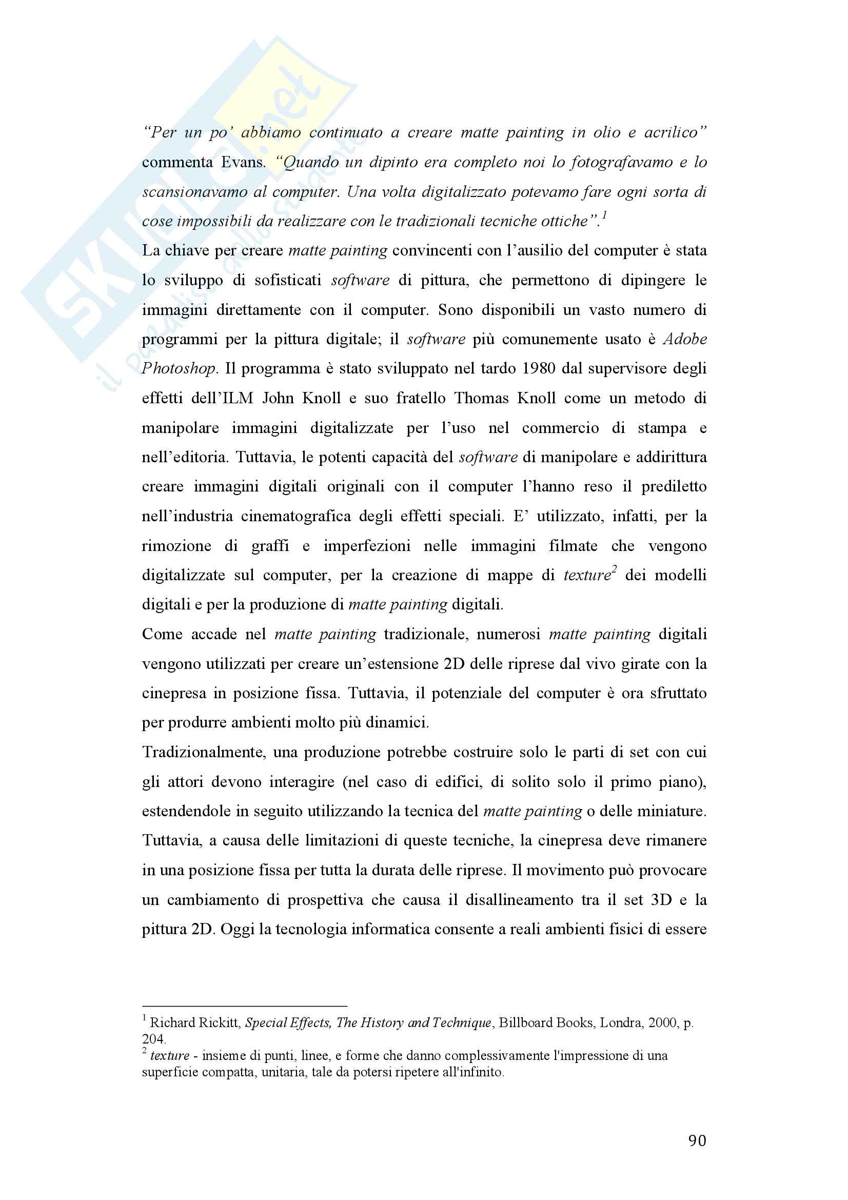 Il mondo dell’illusione nella settima arte. Dai dispositivi ottici del precinema alle moderne innovazioni del digitale Pag. 91