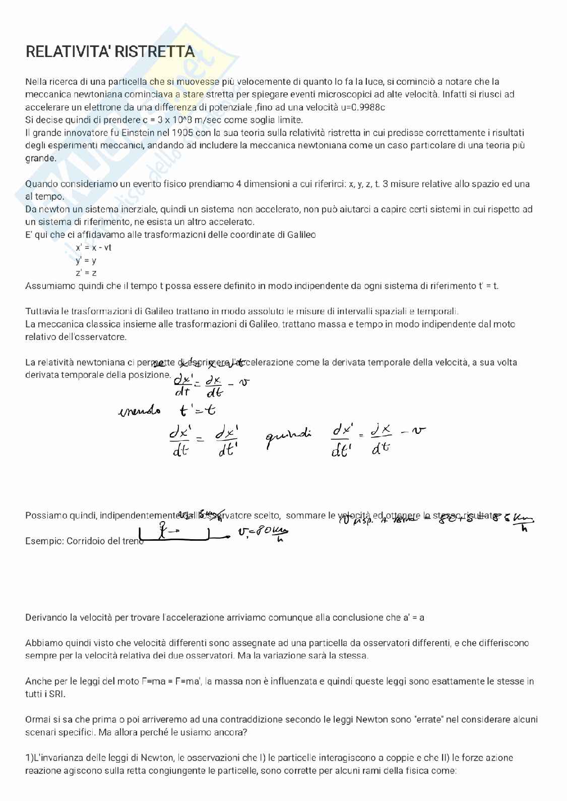 Riassunto esame Fisica I, Prof. D'alfonso Laura, libro consigliato Fisica I, Mazzoldi, Nigro Pag. 36
