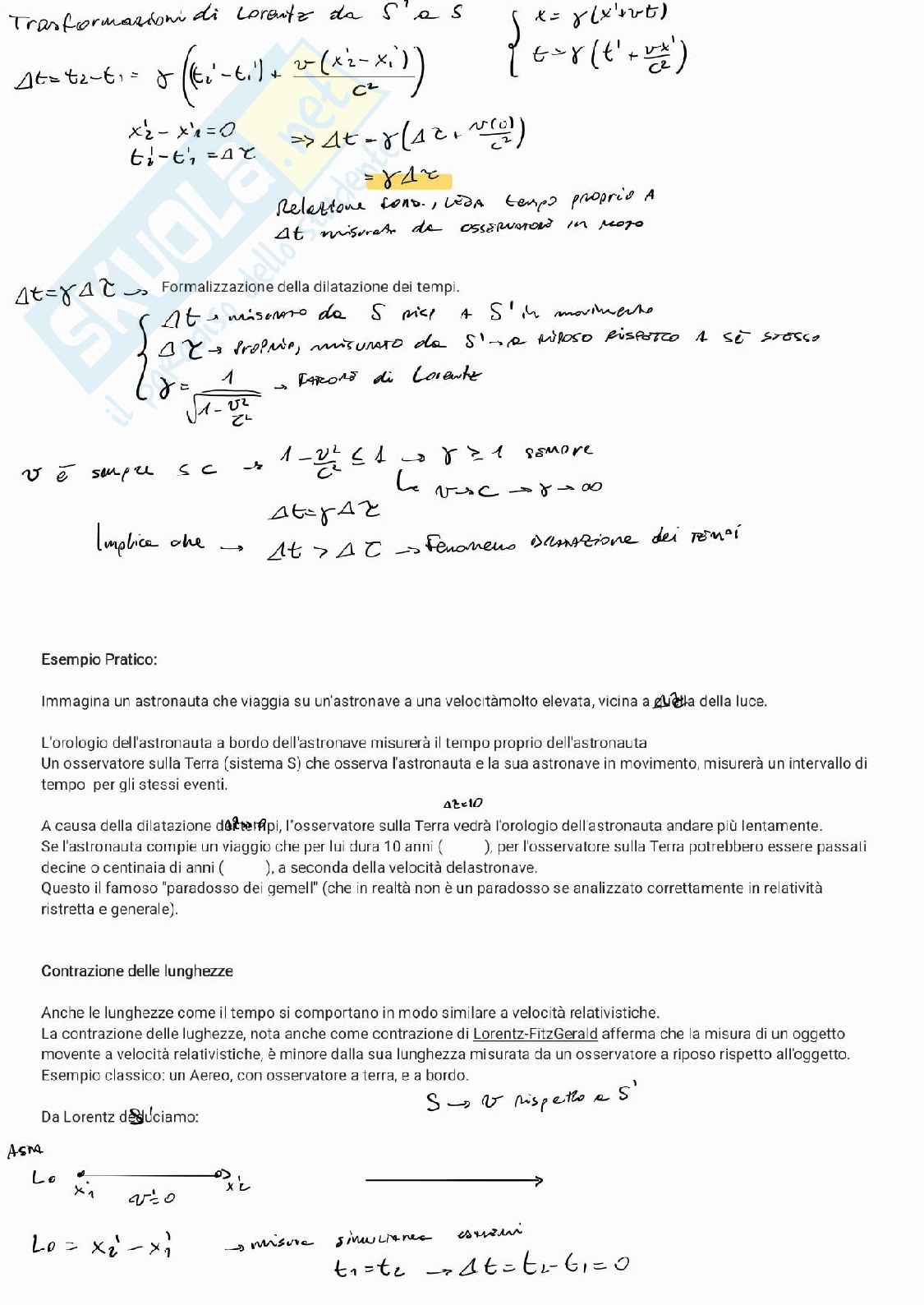 Riassunto esame Fisica I, Prof. D'alfonso Laura, libro consigliato Fisica I, Mazzoldi, Nigro Pag. 41