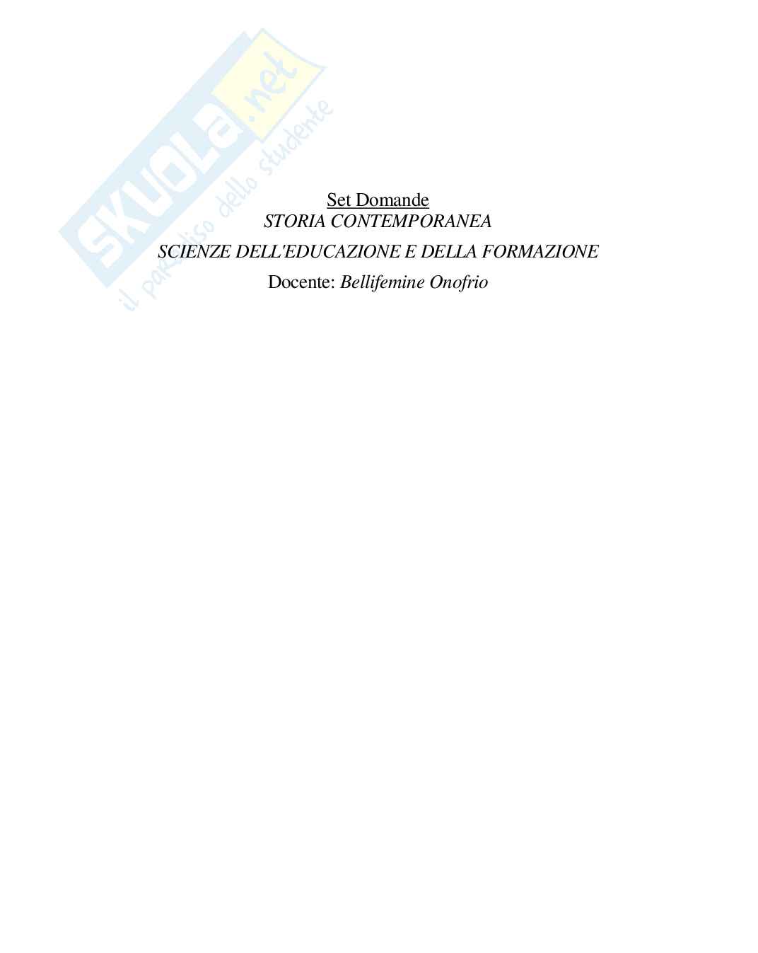 Risposte domande chiuse Storia contemporanea aggiornate 2026  Pag. 2