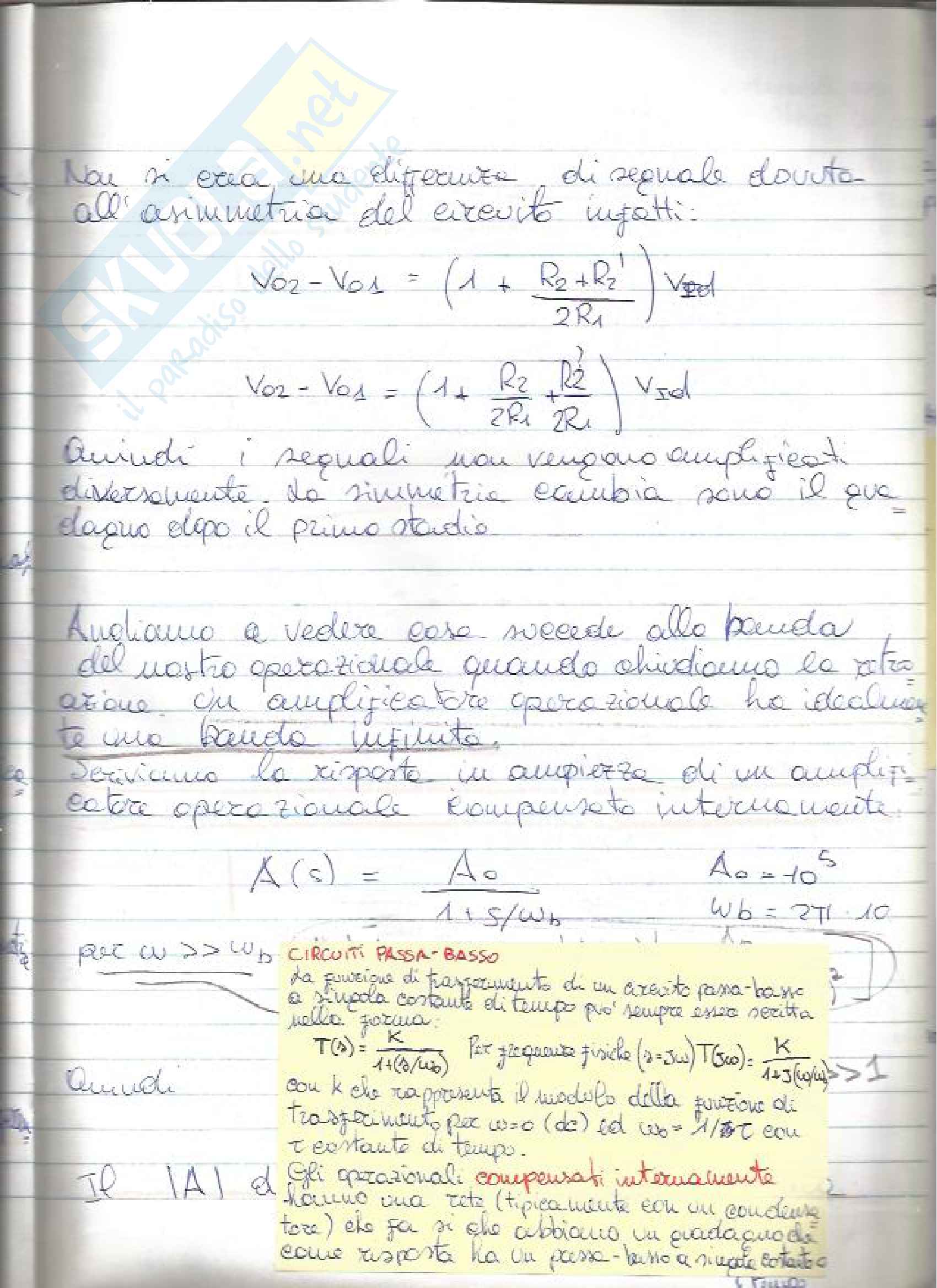 Appunti: elettronica analogica Pag. 41