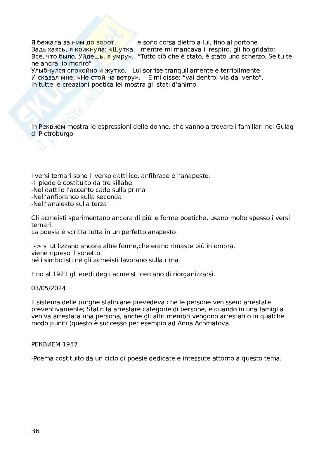 Letteratura russa 2 Pag. 36