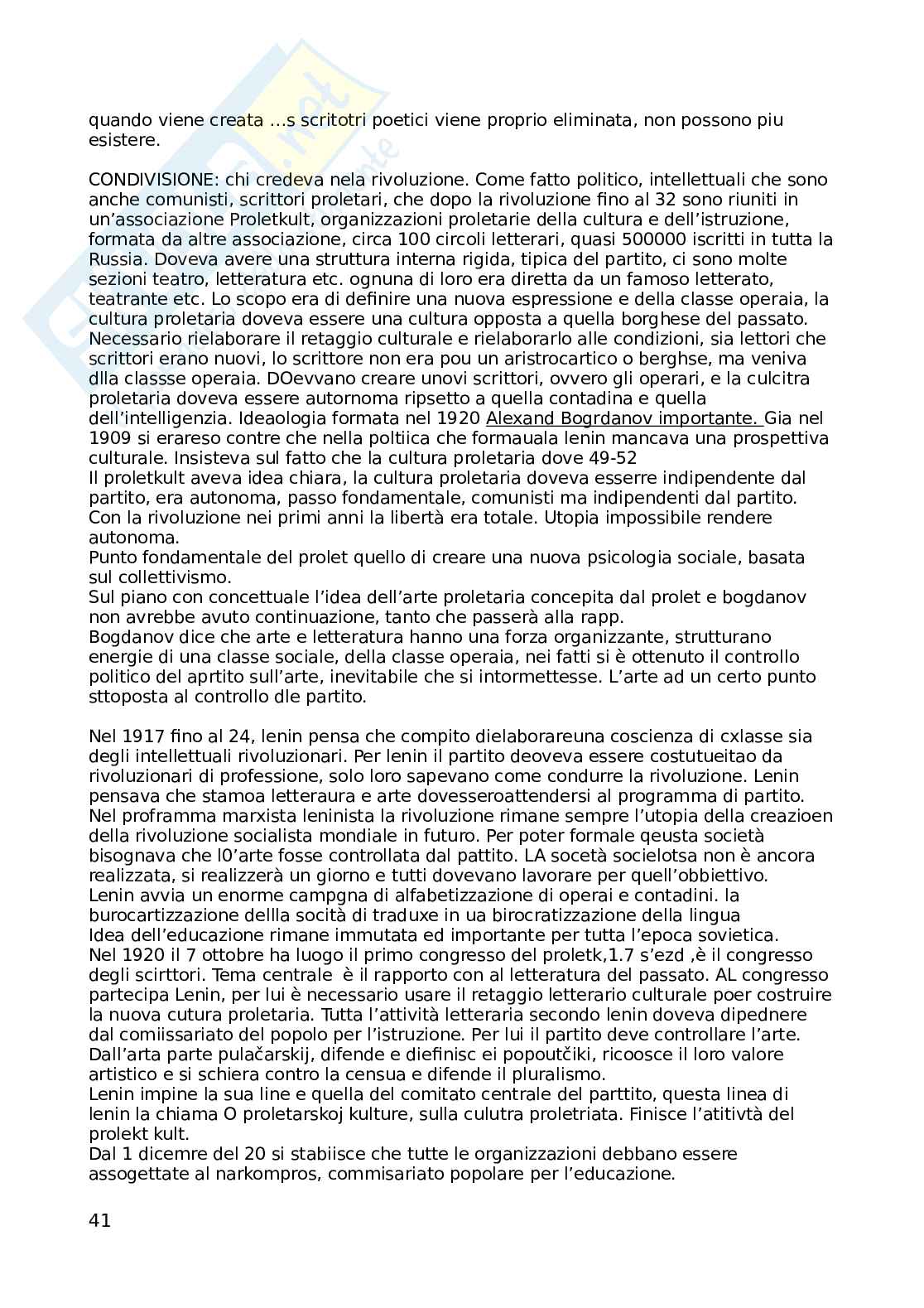 Letteratura russa 2 Pag. 41