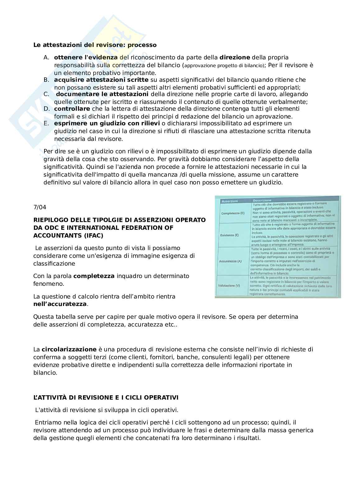 Appunti di Revisione aziendale Pag. 51