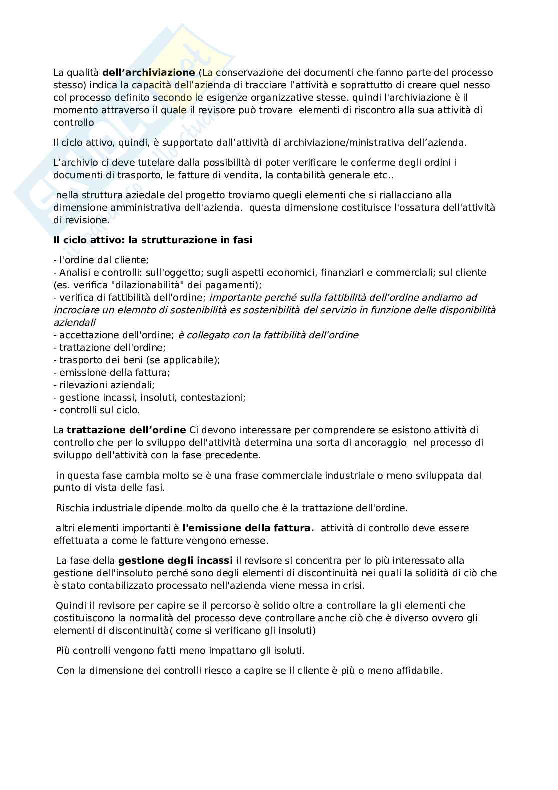 Appunti di Revisione aziendale Pag. 56