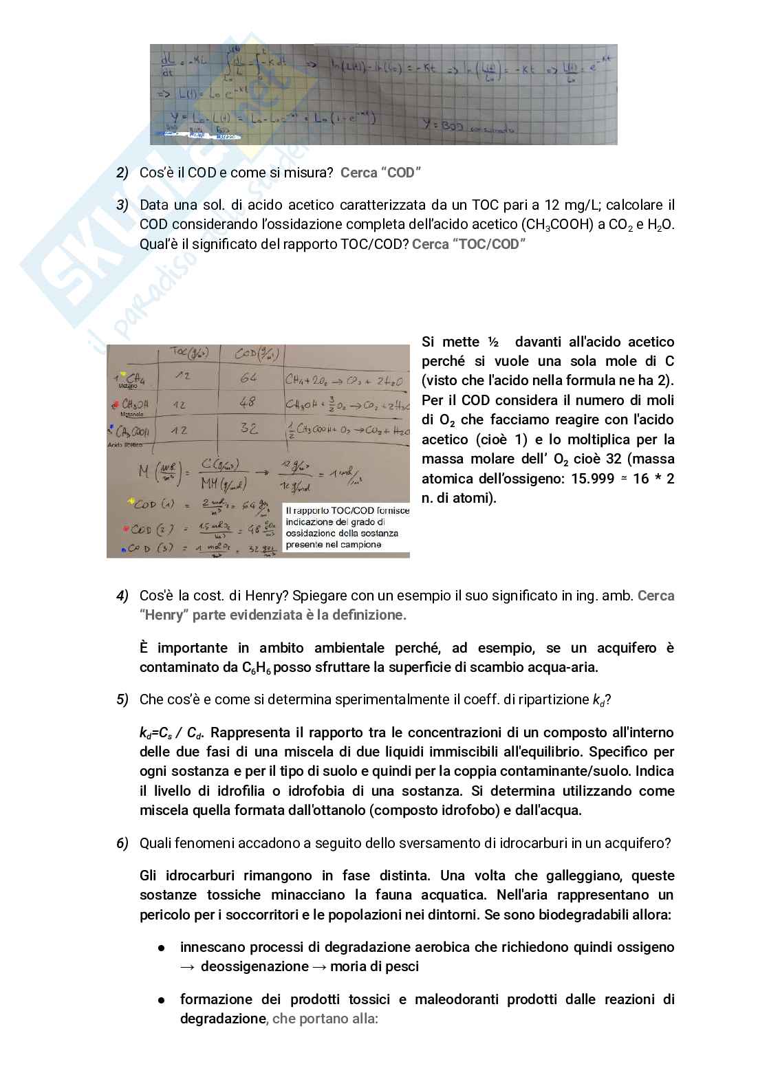 Fondamenti di ingegneria ambientale Pag. 11