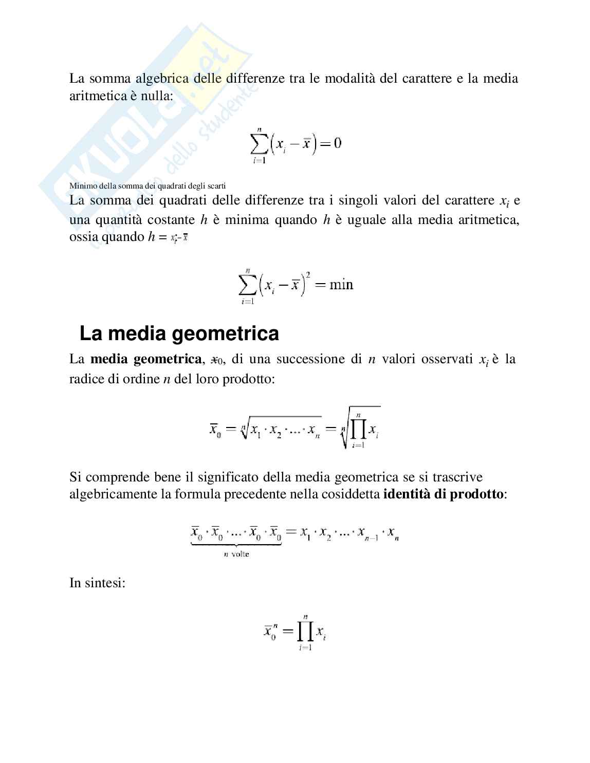Riassunto di Statistica Pag. 31