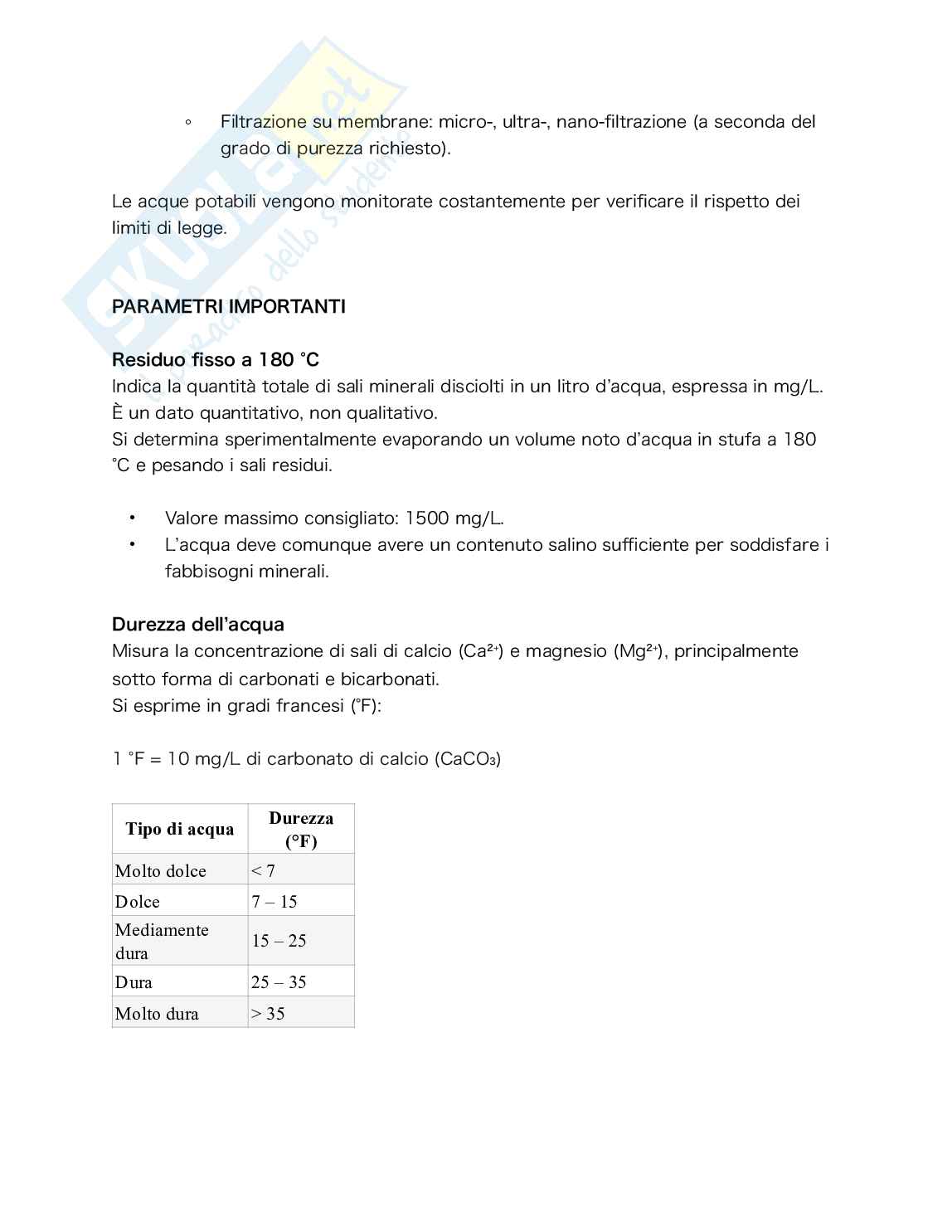 Chimica e normativa dei prodotti alimentari - elementi inorganici Pag. 6