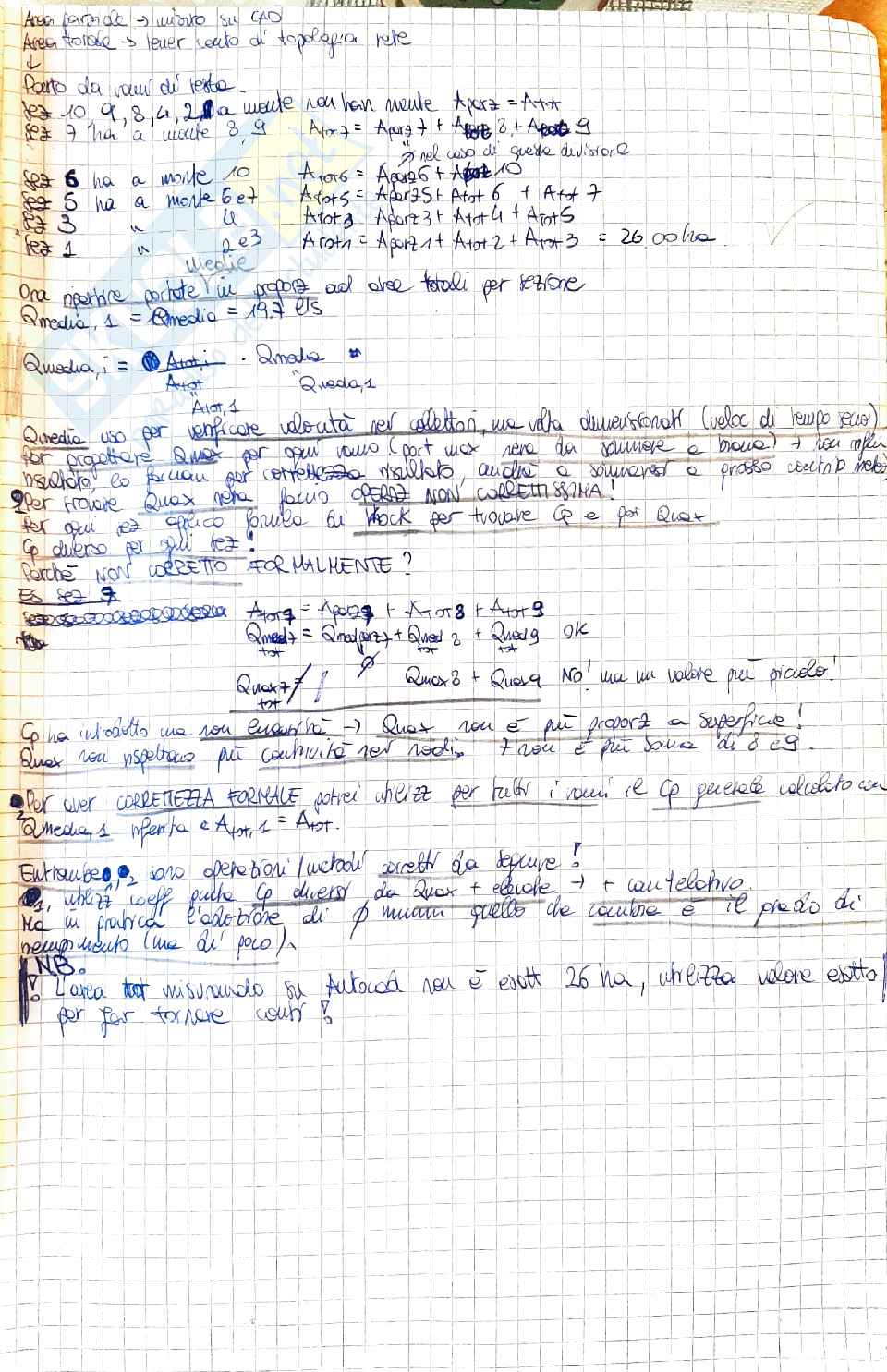 Appunti di Sistemi Idraulici urbani - parte 1/3 - Modulo fognature   Pag. 11